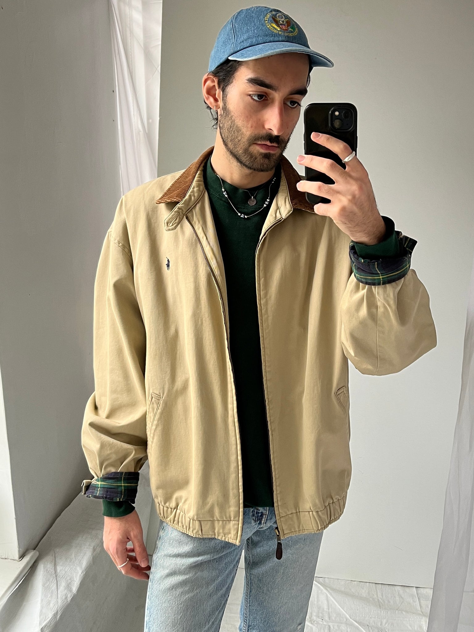 90s Polo Ralph Lauren cotton bomber