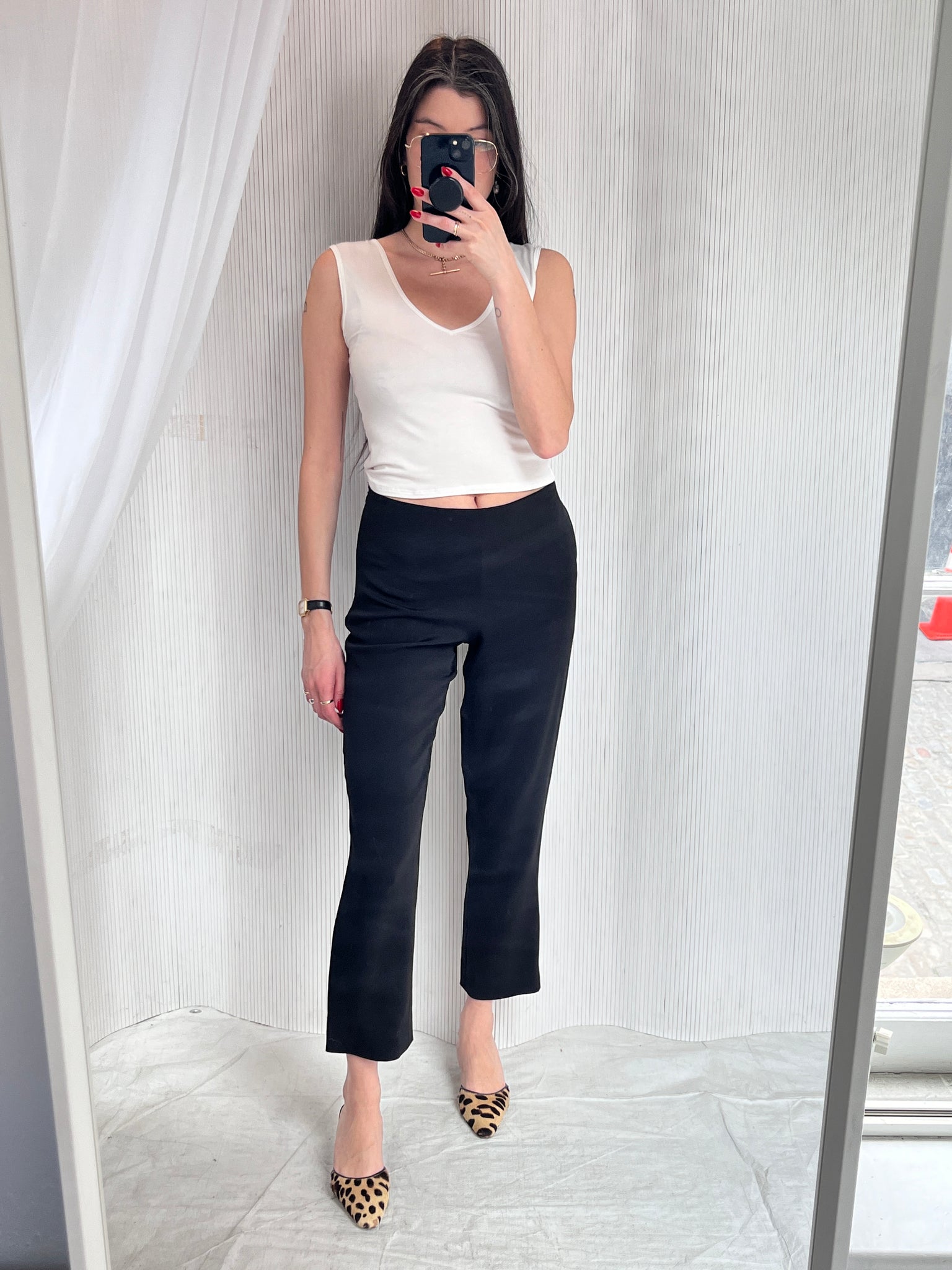 Krizia crepe trouser