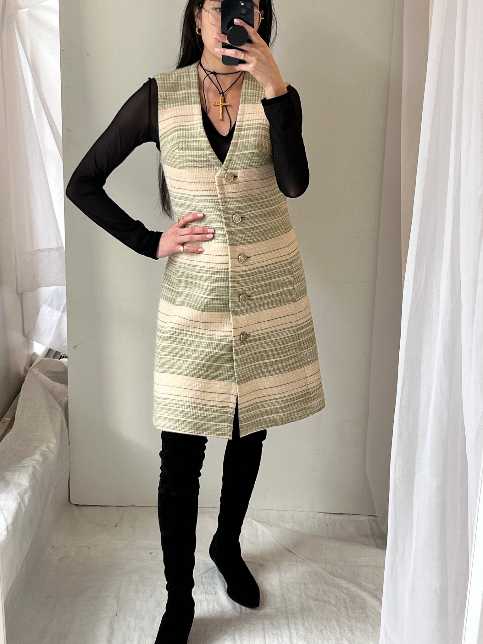 Vintage vest dress