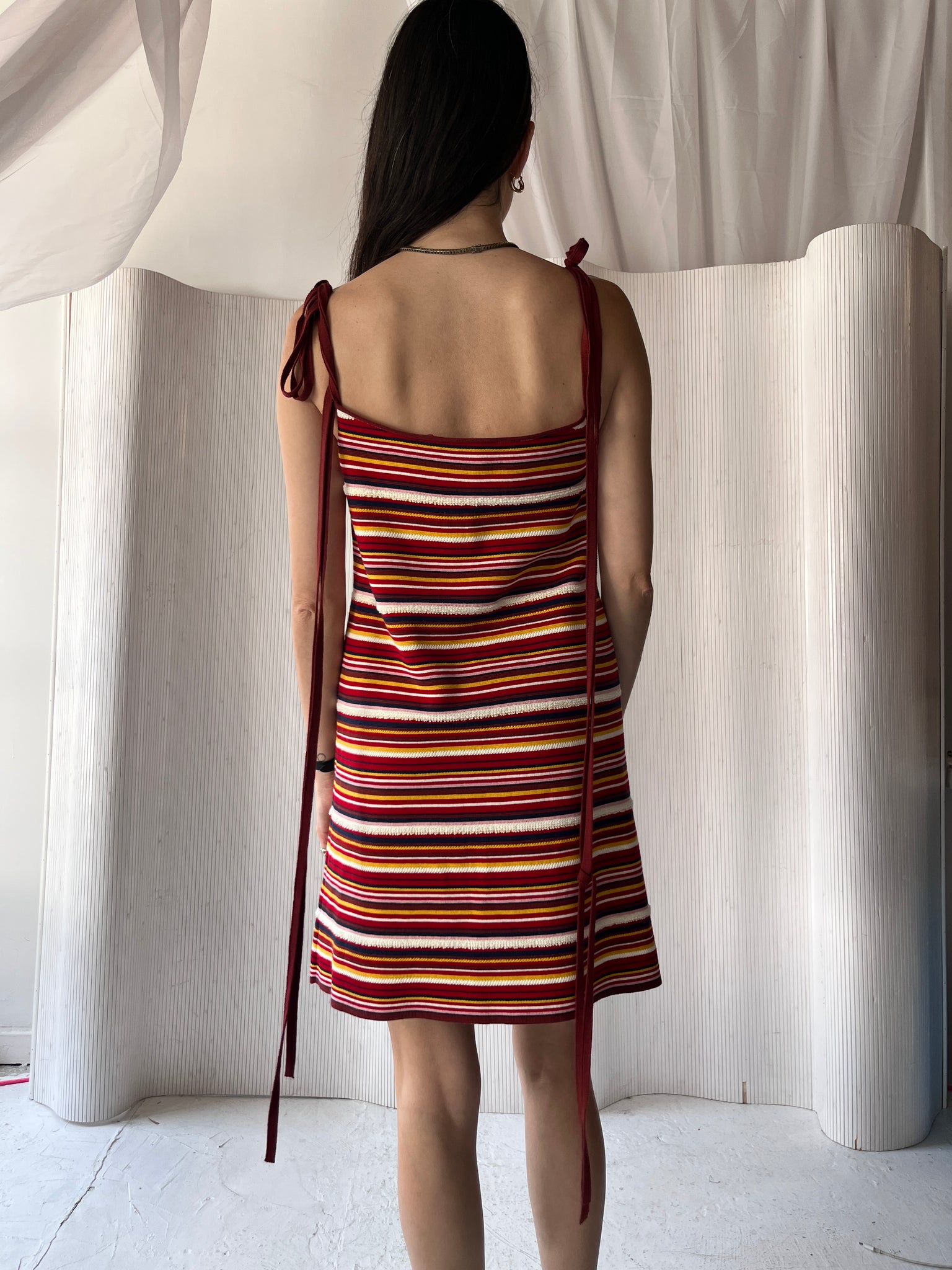 Alanui knit stripe dress