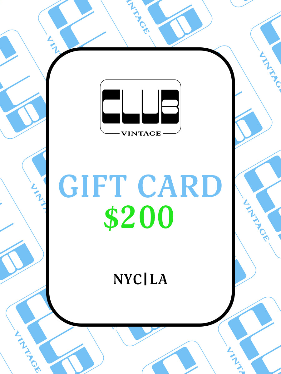 Club Vintage Gift Card