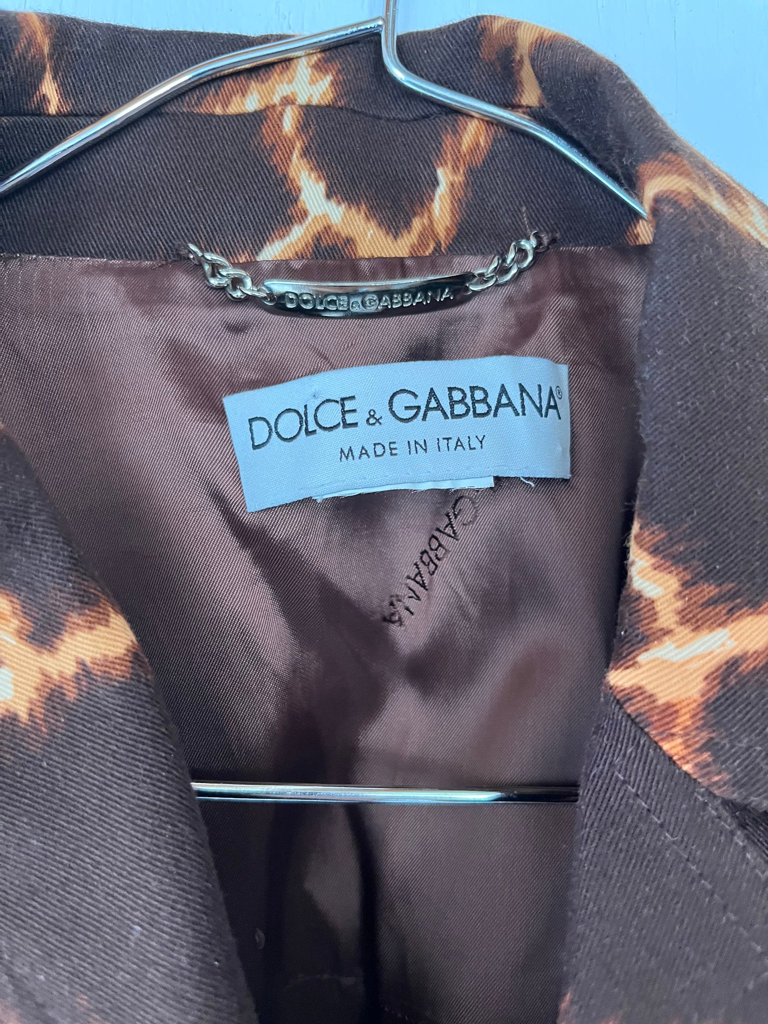 Dolce + Gabbana Giraffe Corset Suit