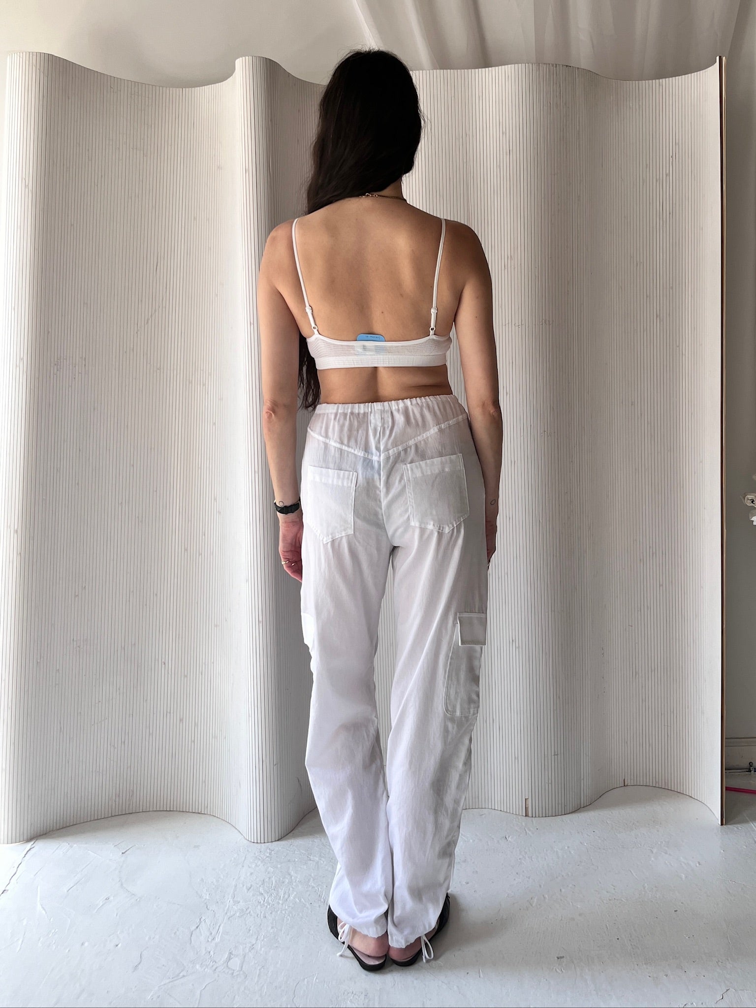 Leset white cargo pant