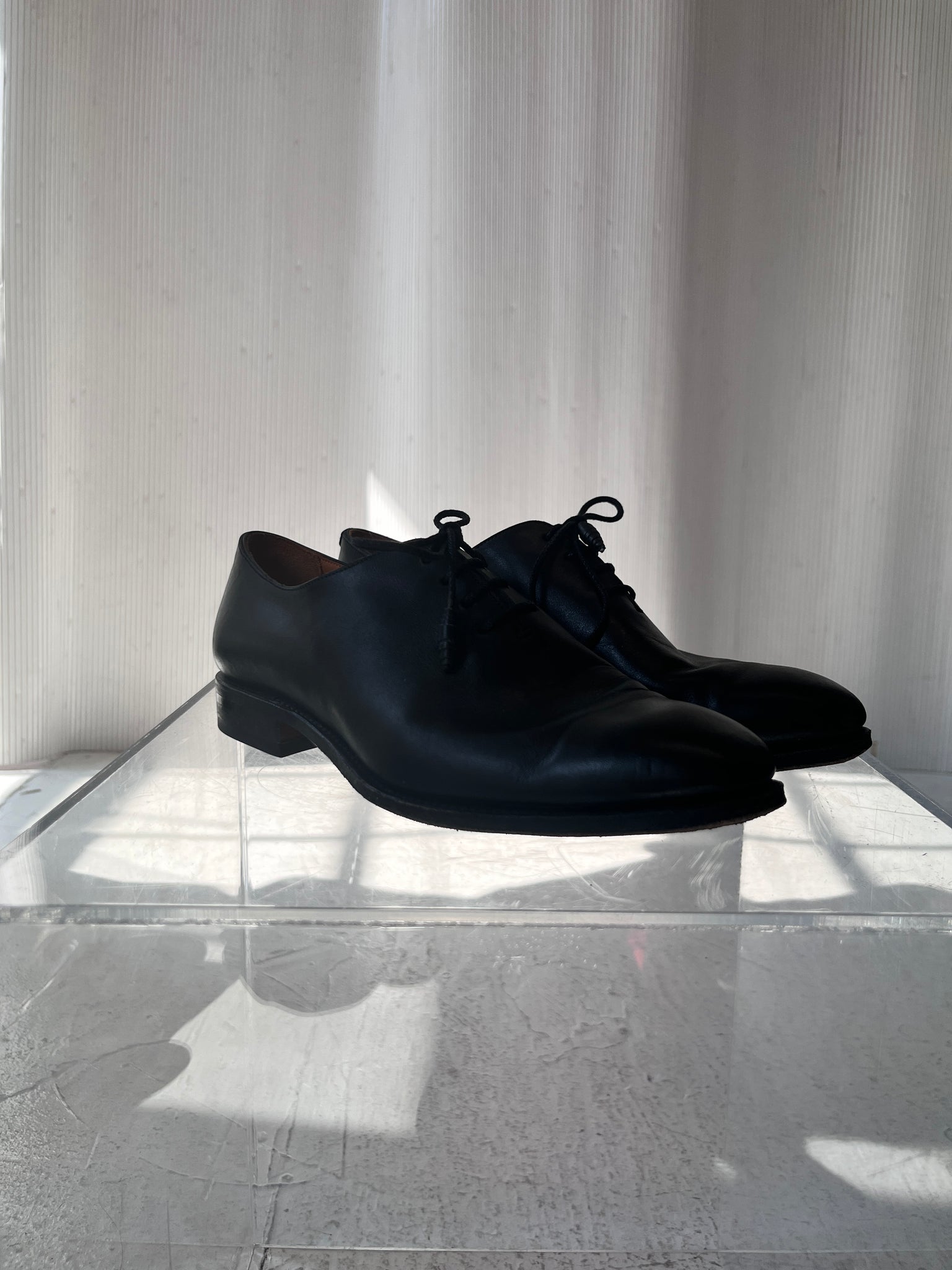 Carmina black oxford shoe