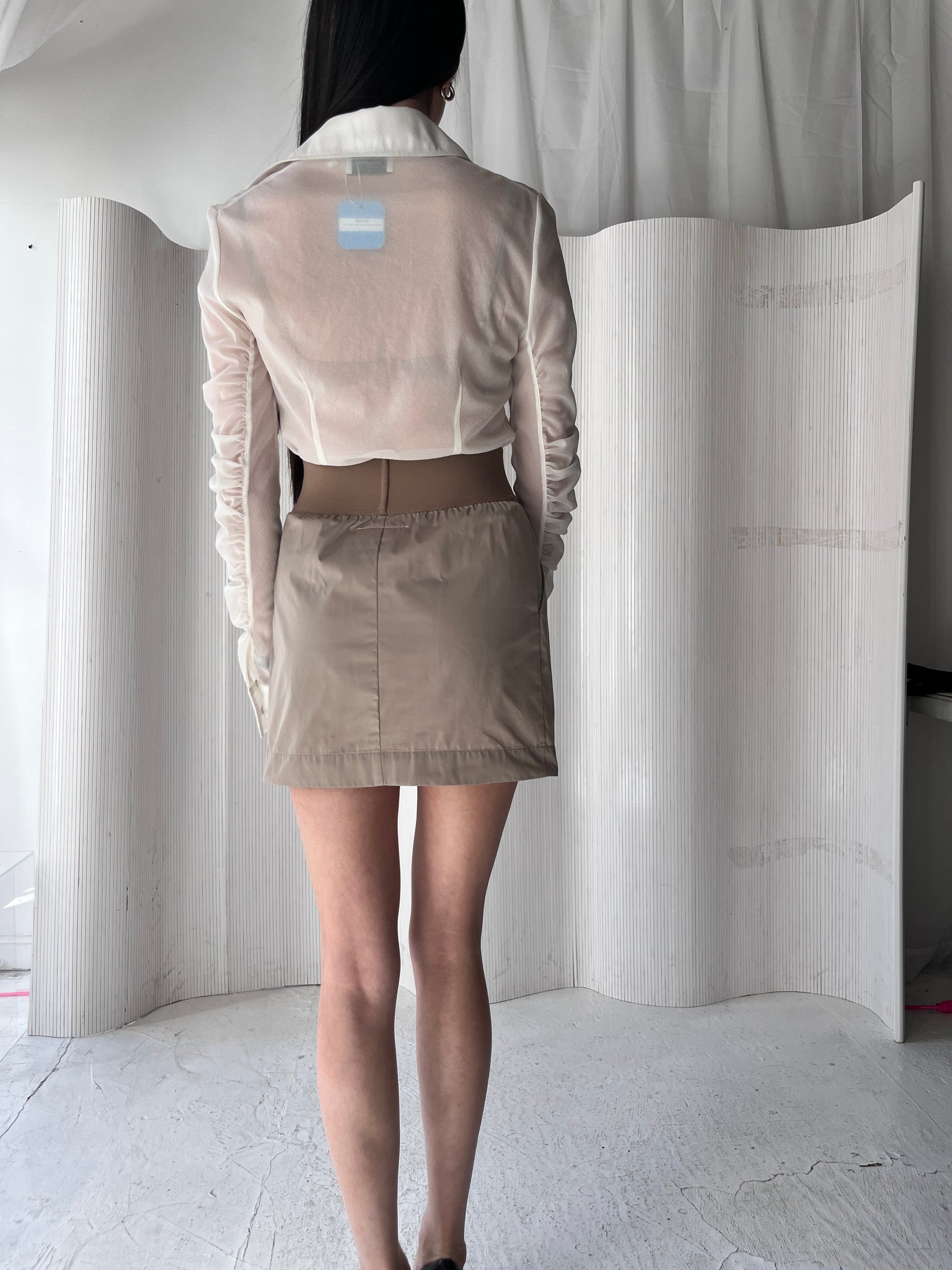 Margiela MM6 Pleated Mini Skirt