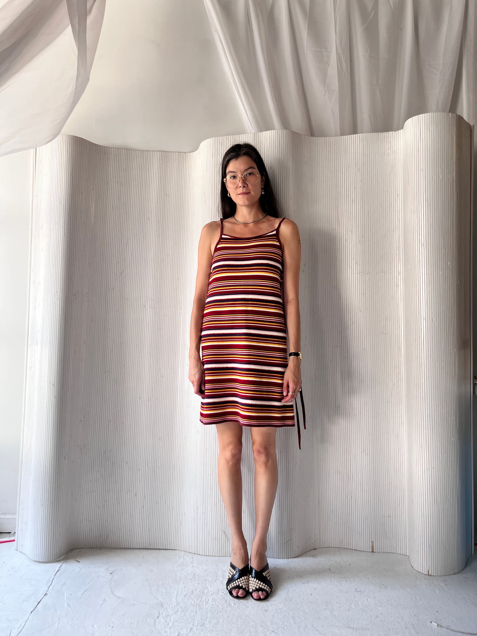 Alanui knit stripe dress