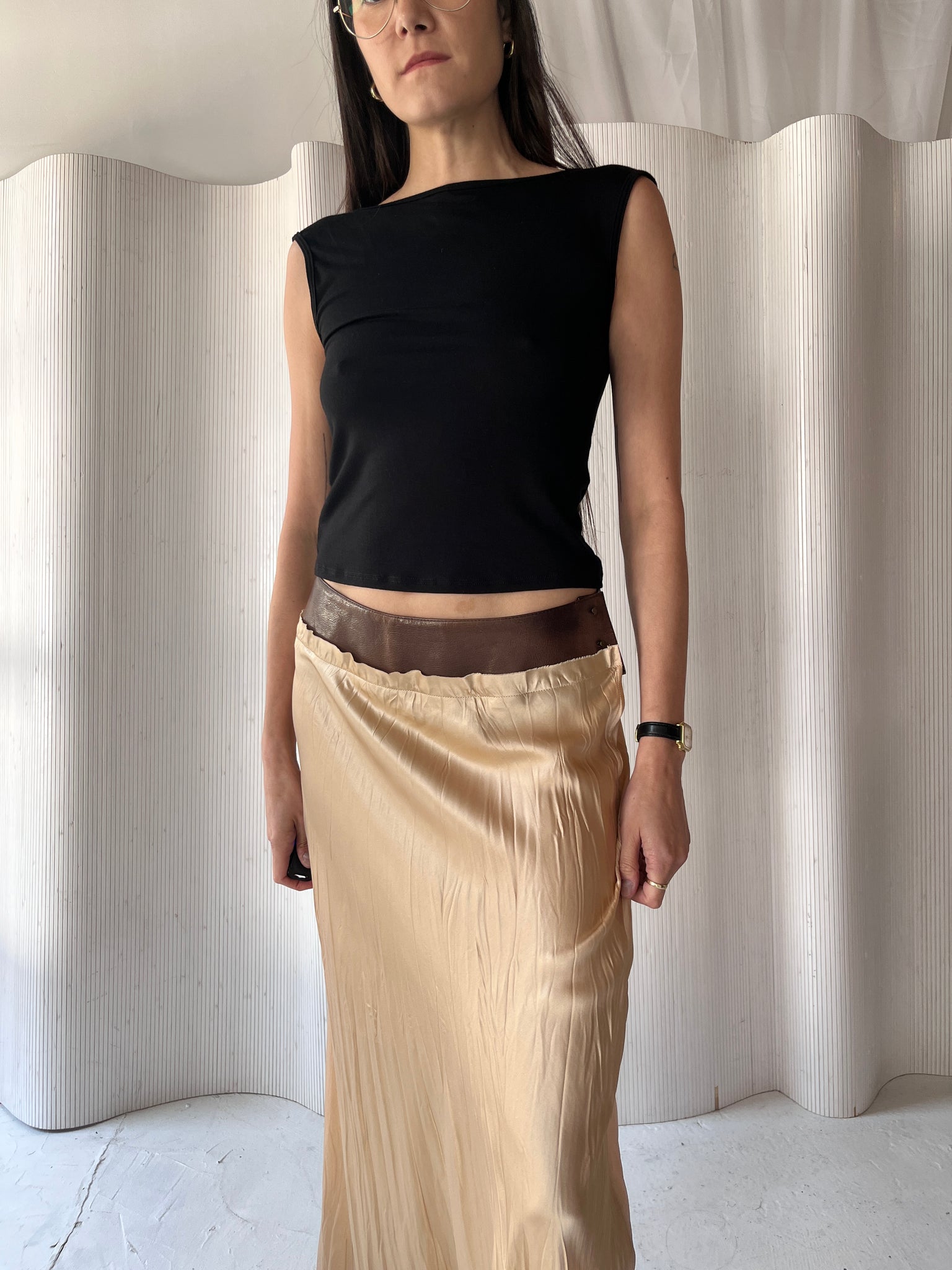 Roberto Cavalli 2000s Silk Skirt