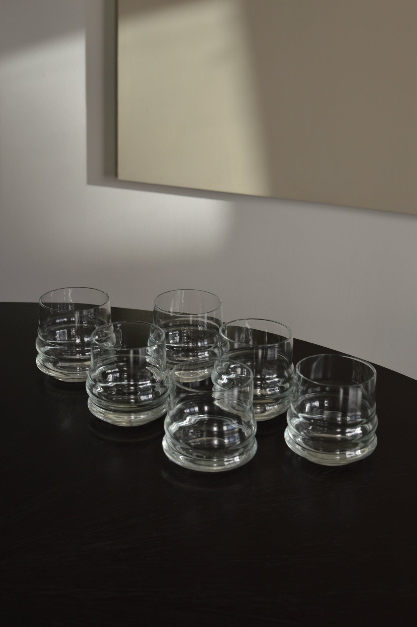 RIBBED LOW-BALL GLASSES