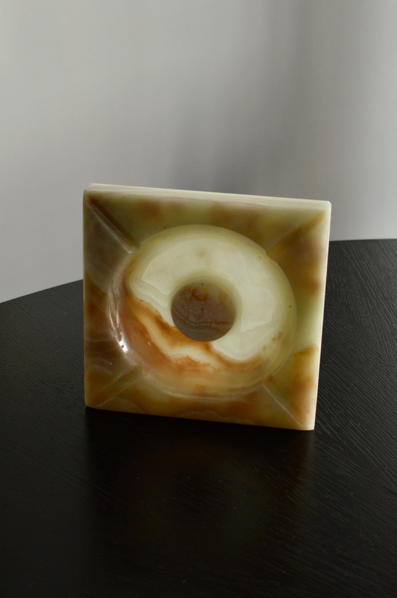 MARBLED ONYX ASHTRAY