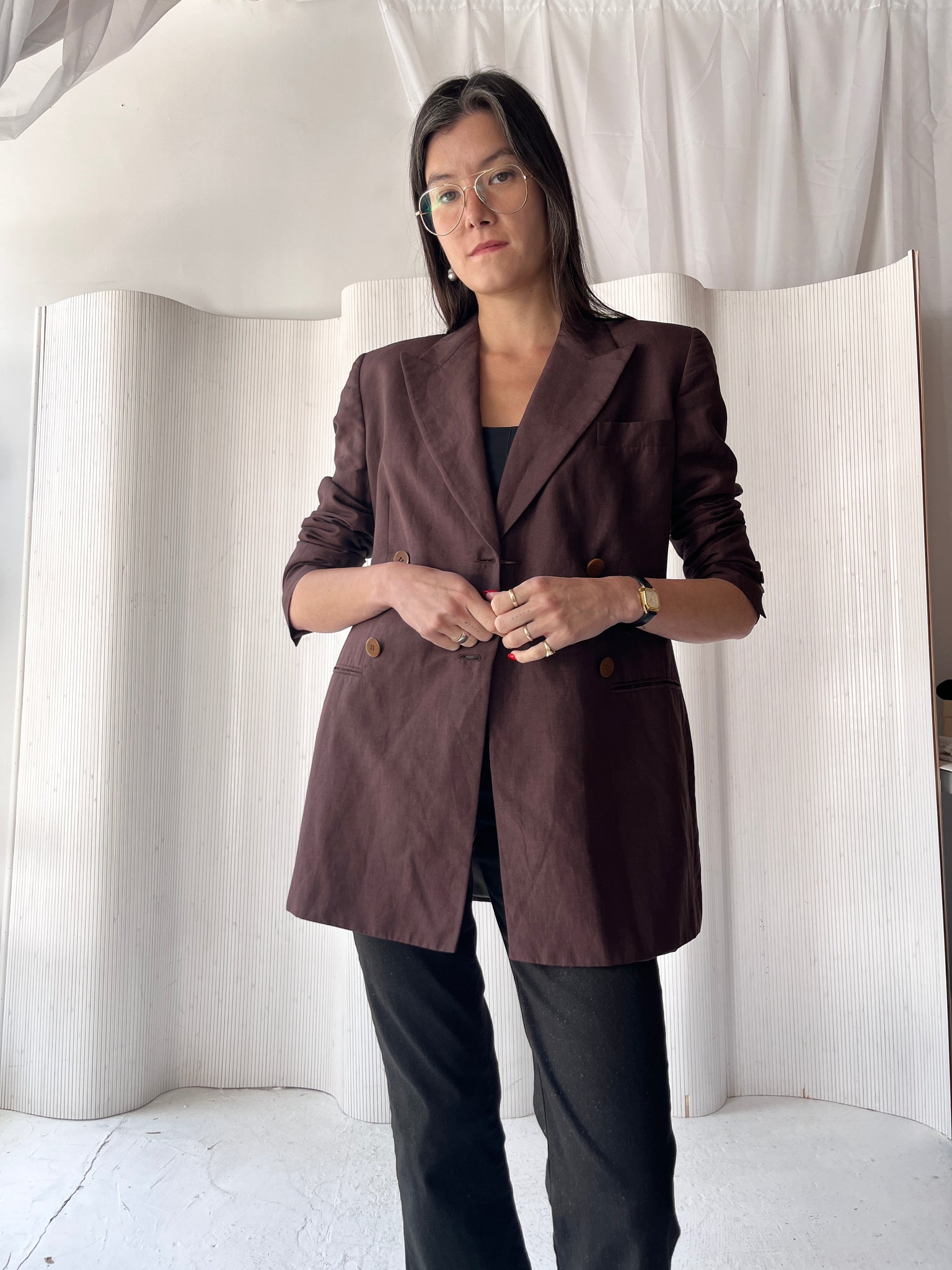 Giorgio Armani Linen & Silk Blazer