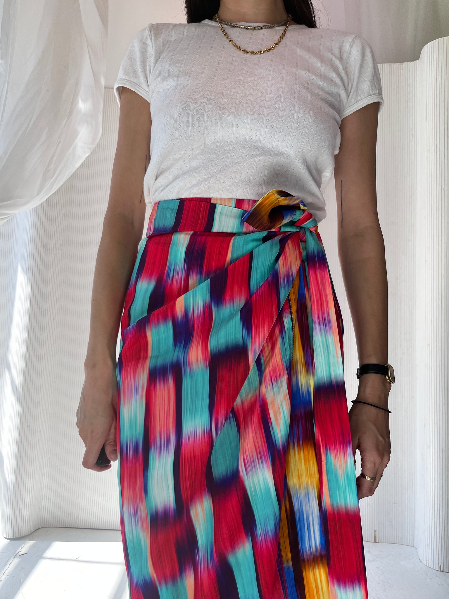 Dries Van Noten wrap skirt