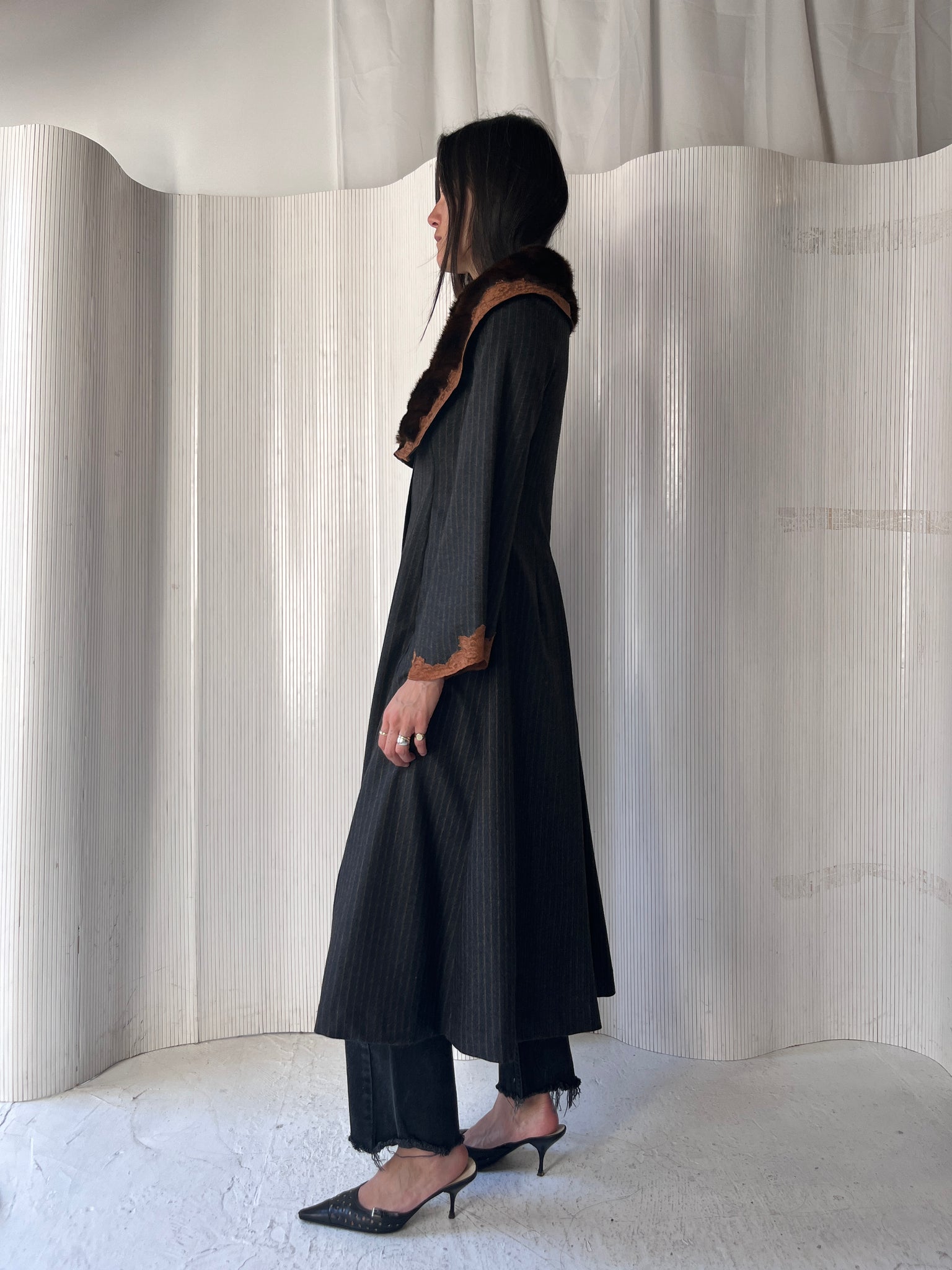 Vintage Wool Coat Dress