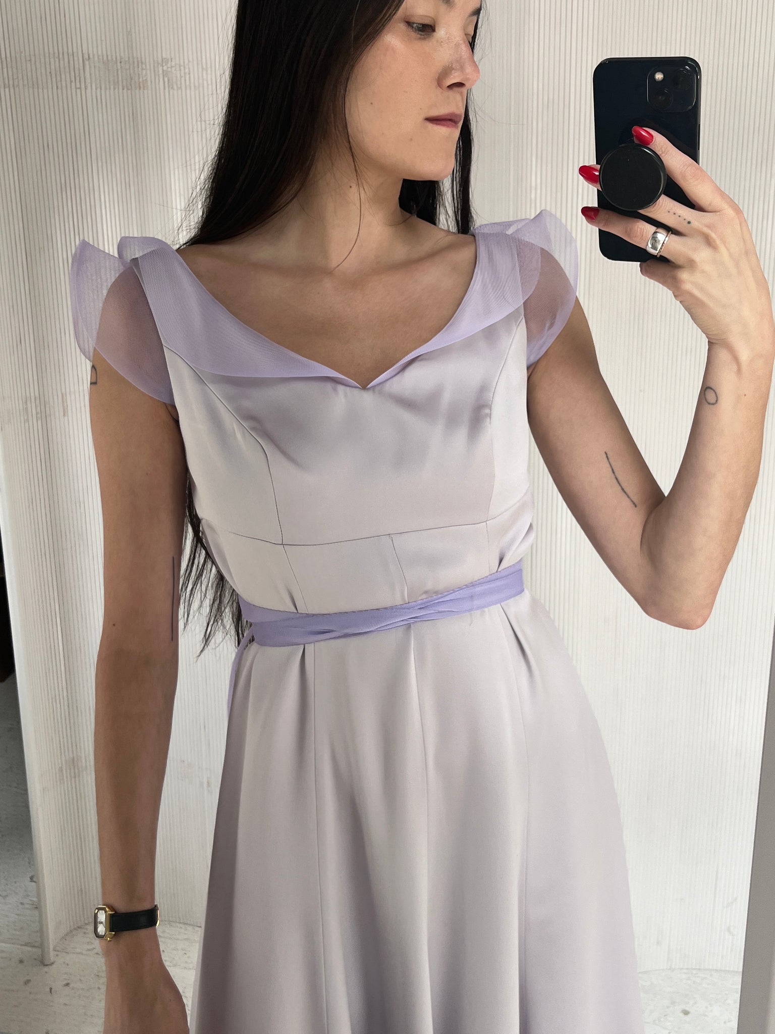 Armani Prive lavender dress