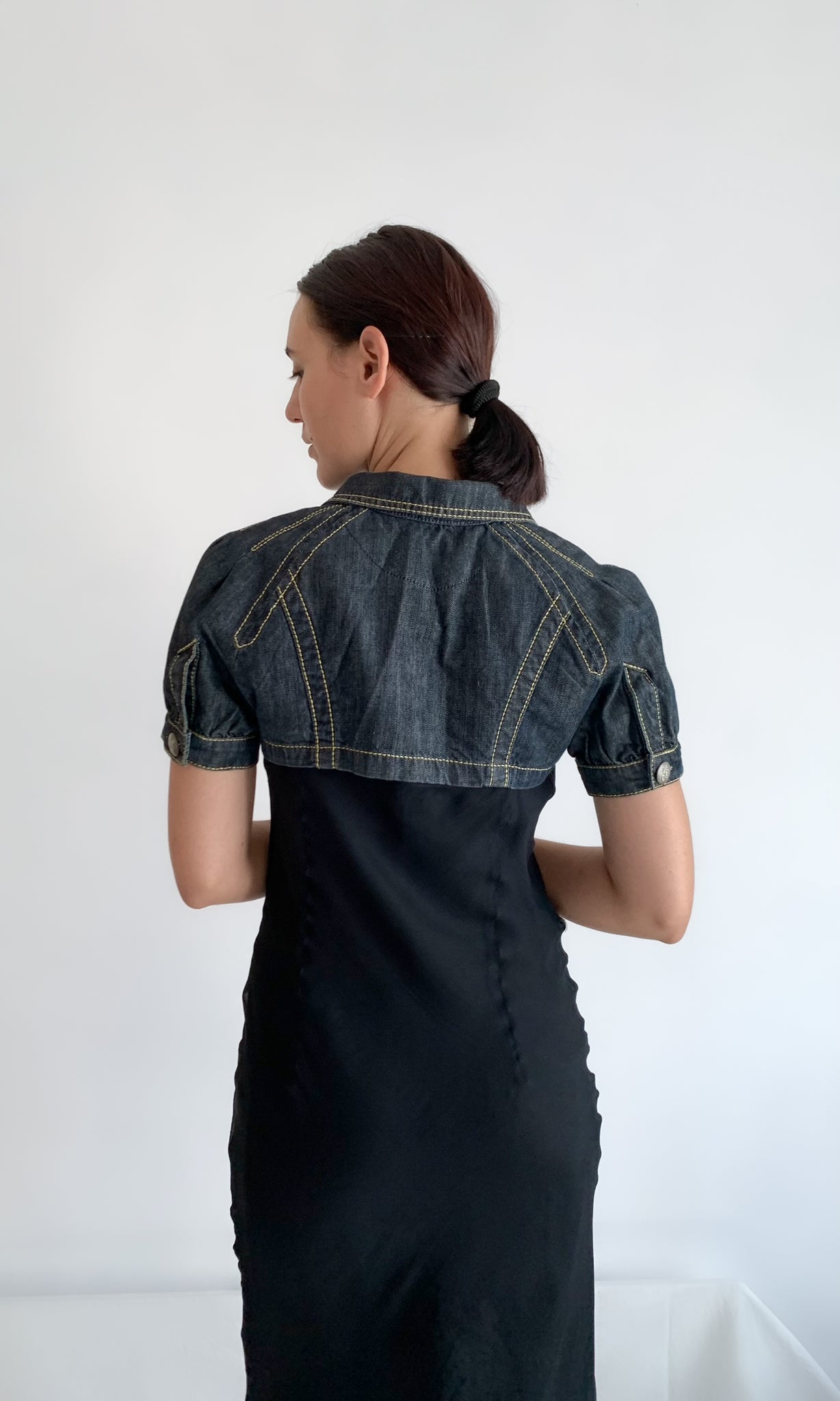 Extyn Dark Wash Denim Bolero