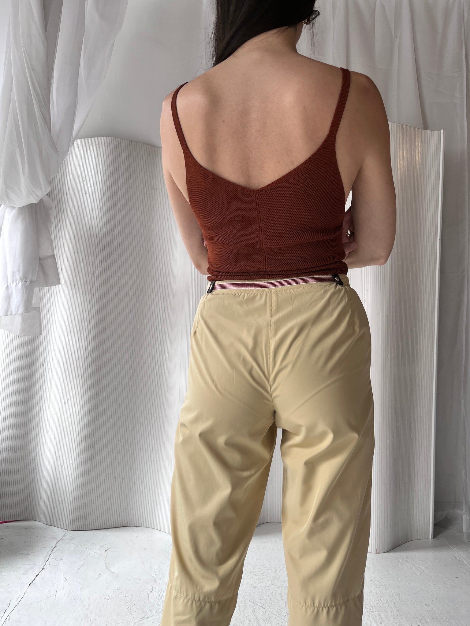 Prada taupe trouser