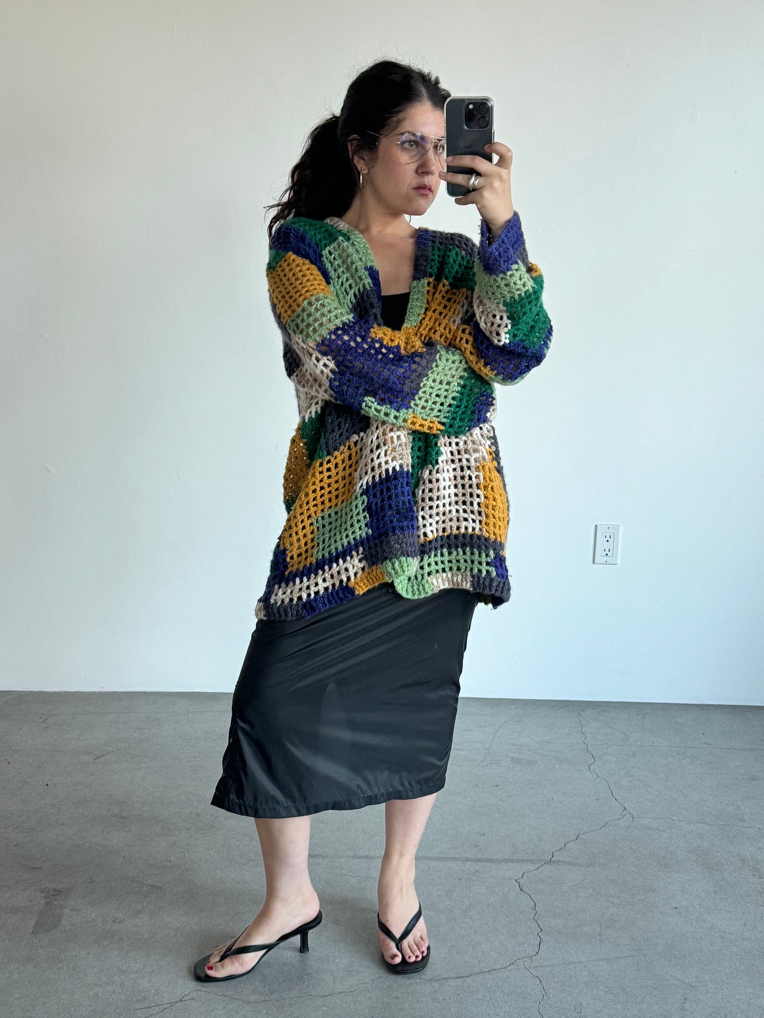 Elder Statesman Crochet Cardi