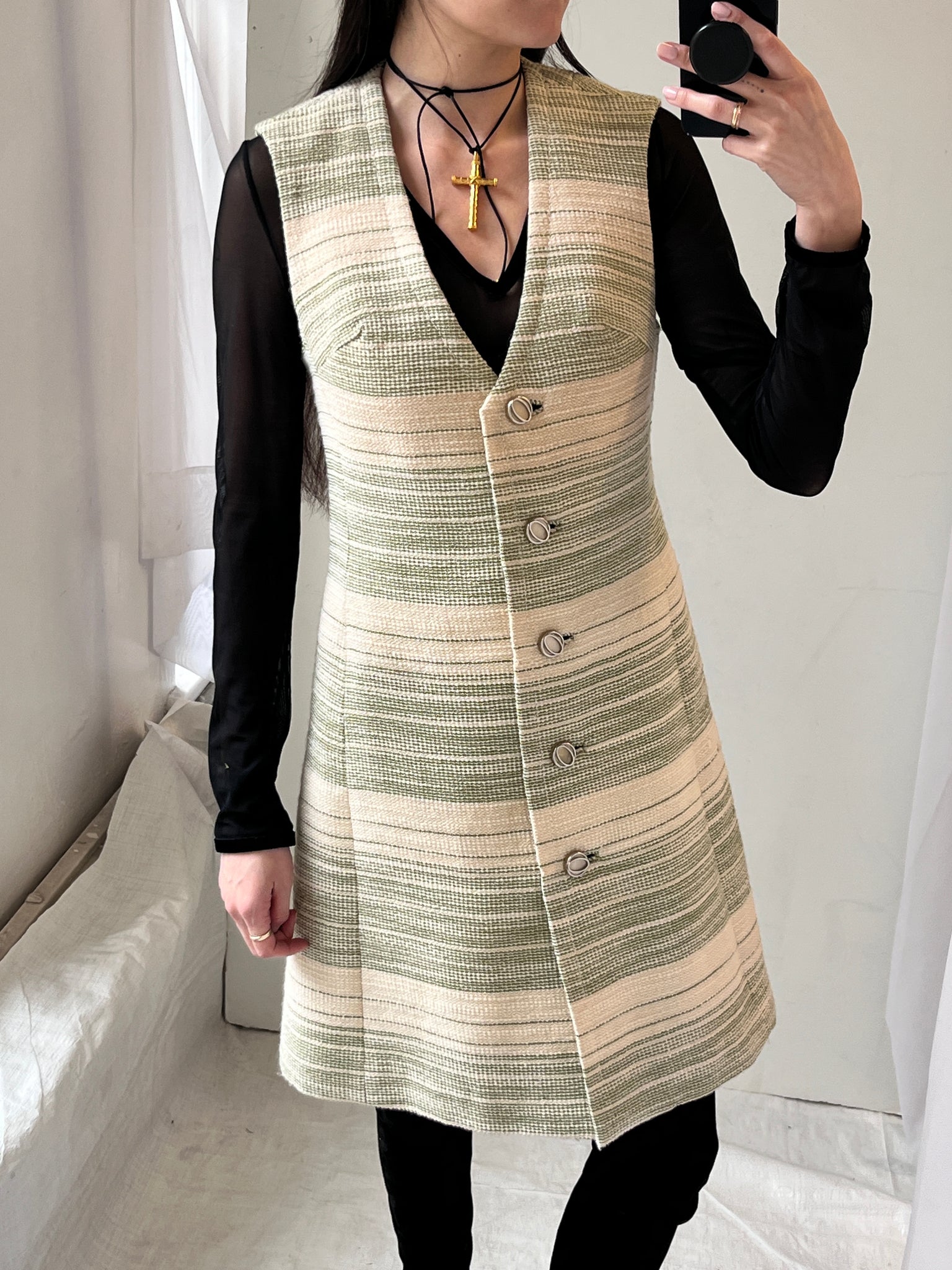 Vintage vest dress