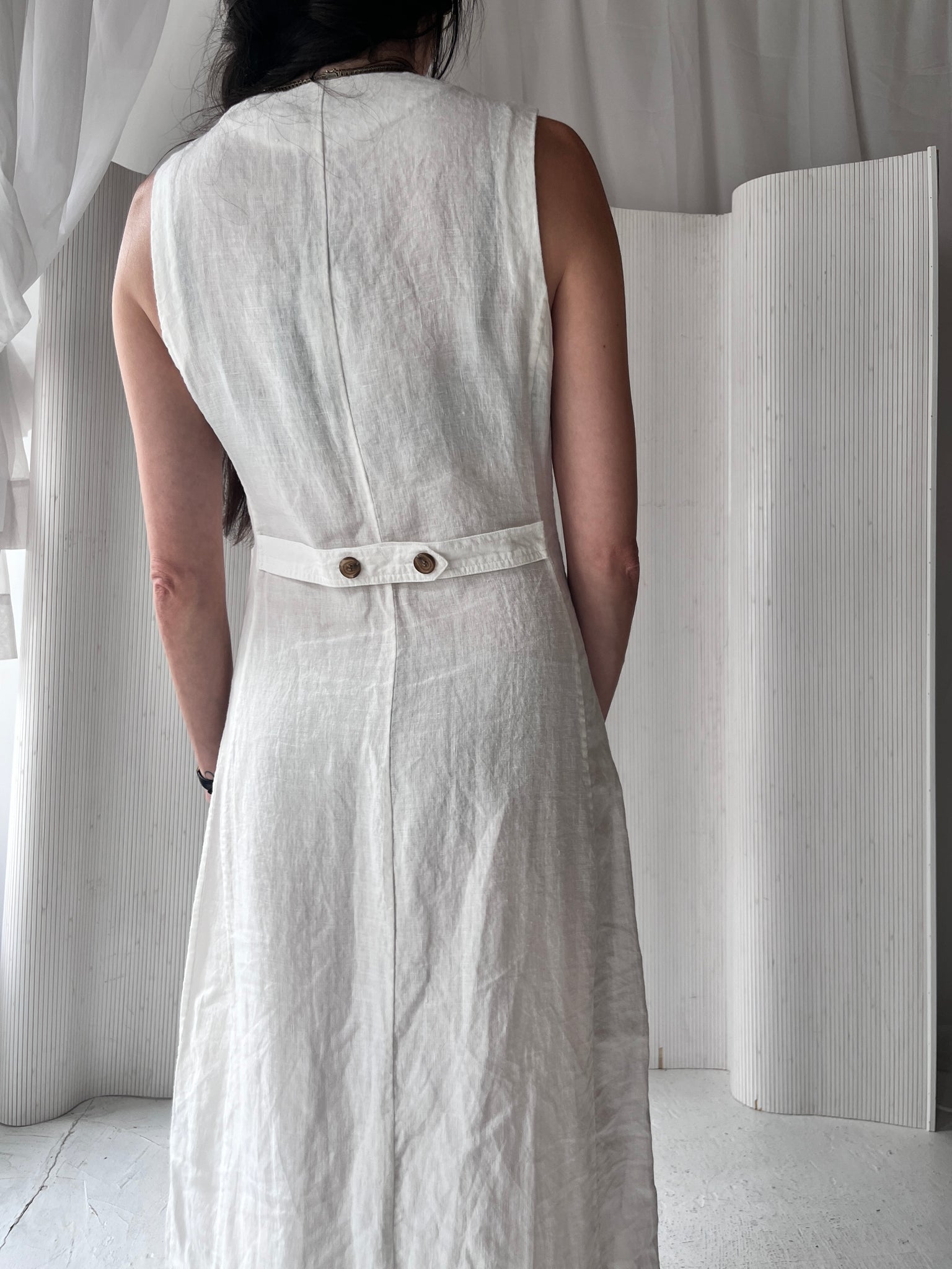 Jenni Kayne white linen dress