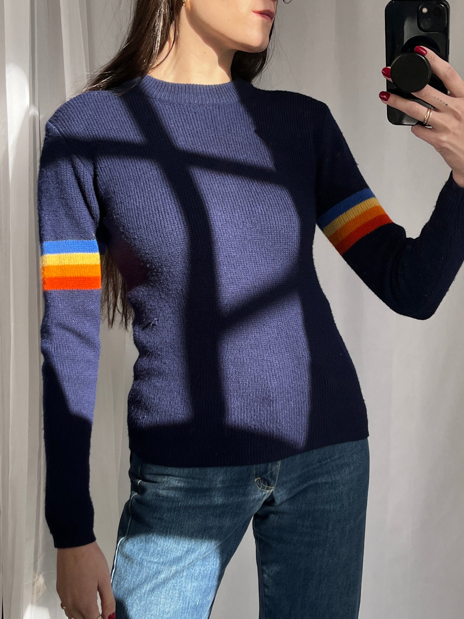 Wool Rainbow Sweater