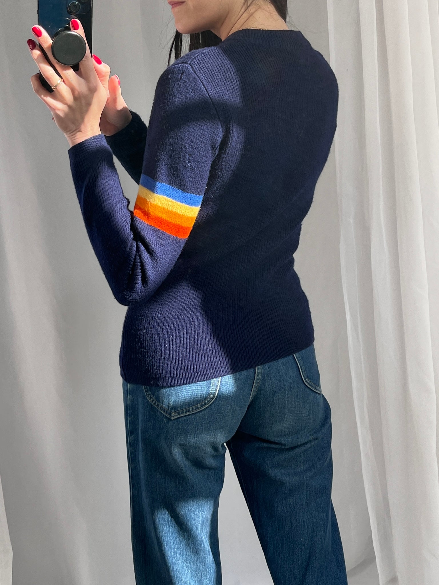 Wool Rainbow Sweater