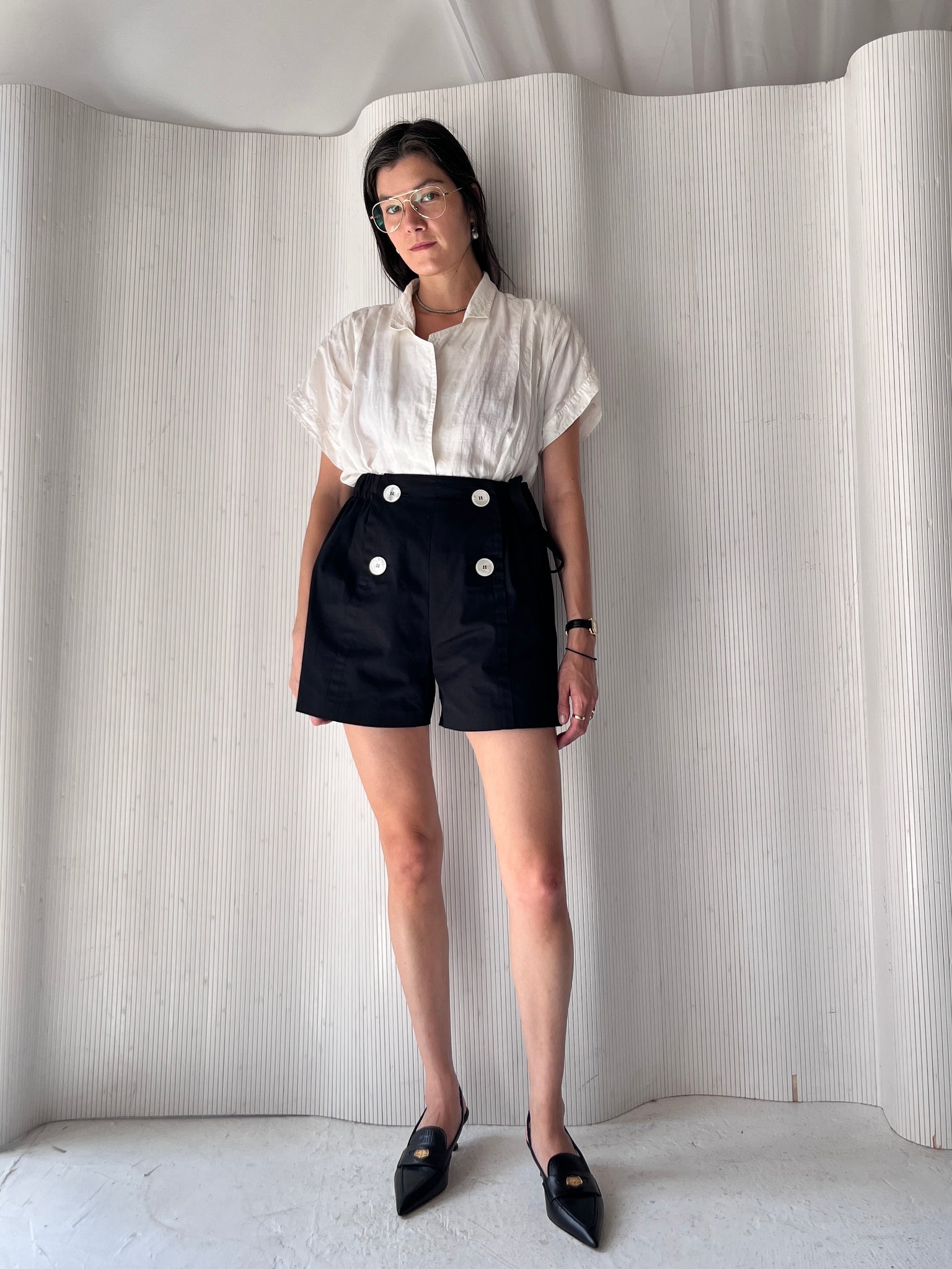 Prada button short