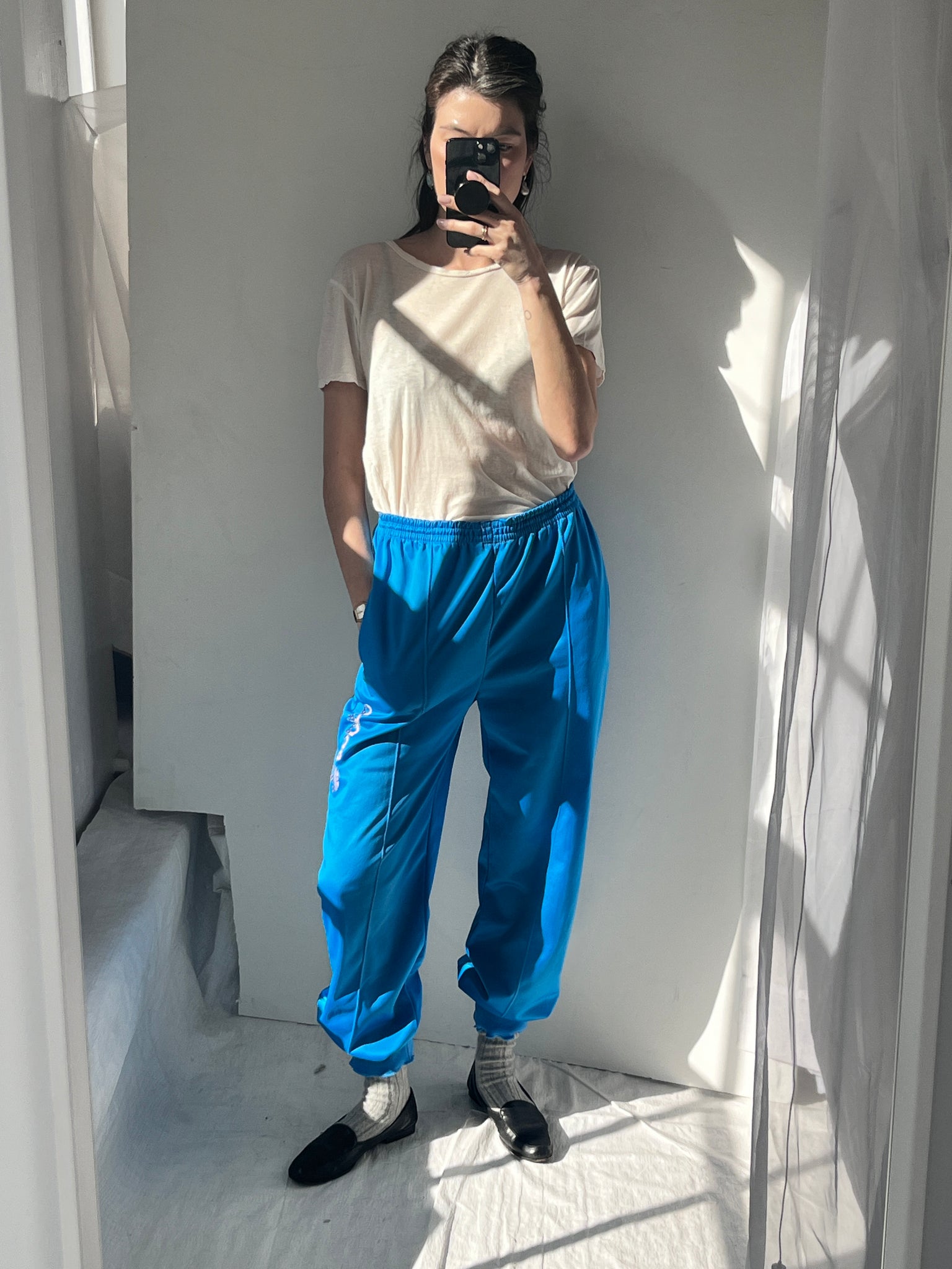 Vintage Pleated USA Adidas Trackpants