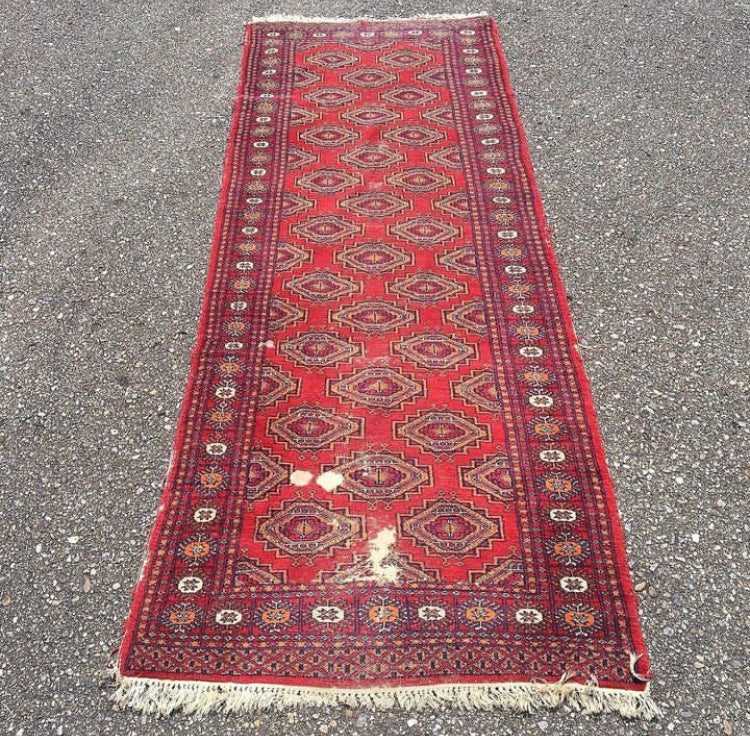 vintage wool runner rug