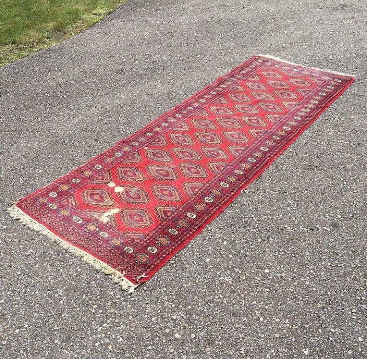 vintage wool runner rug