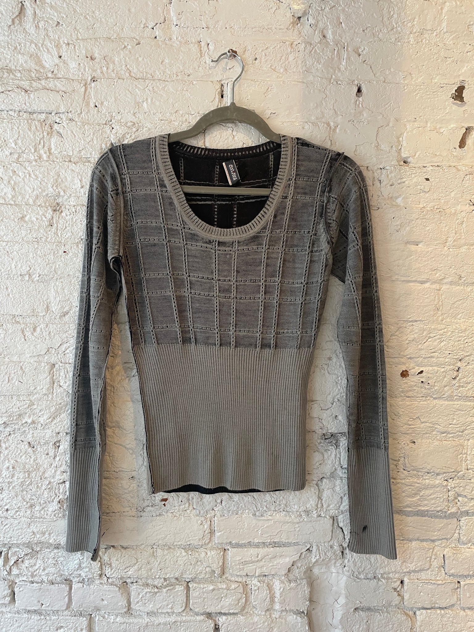 Gaultier Bleached Effect Jumper