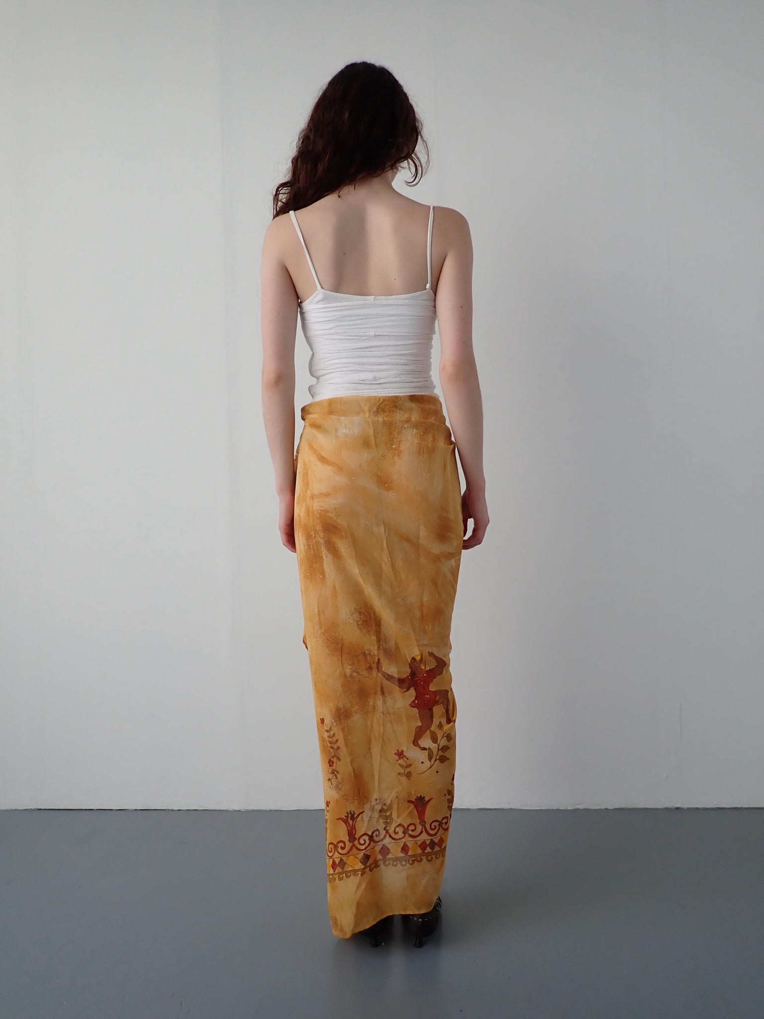 Romeo Gigli Early 90's Silk Wrap Skirt