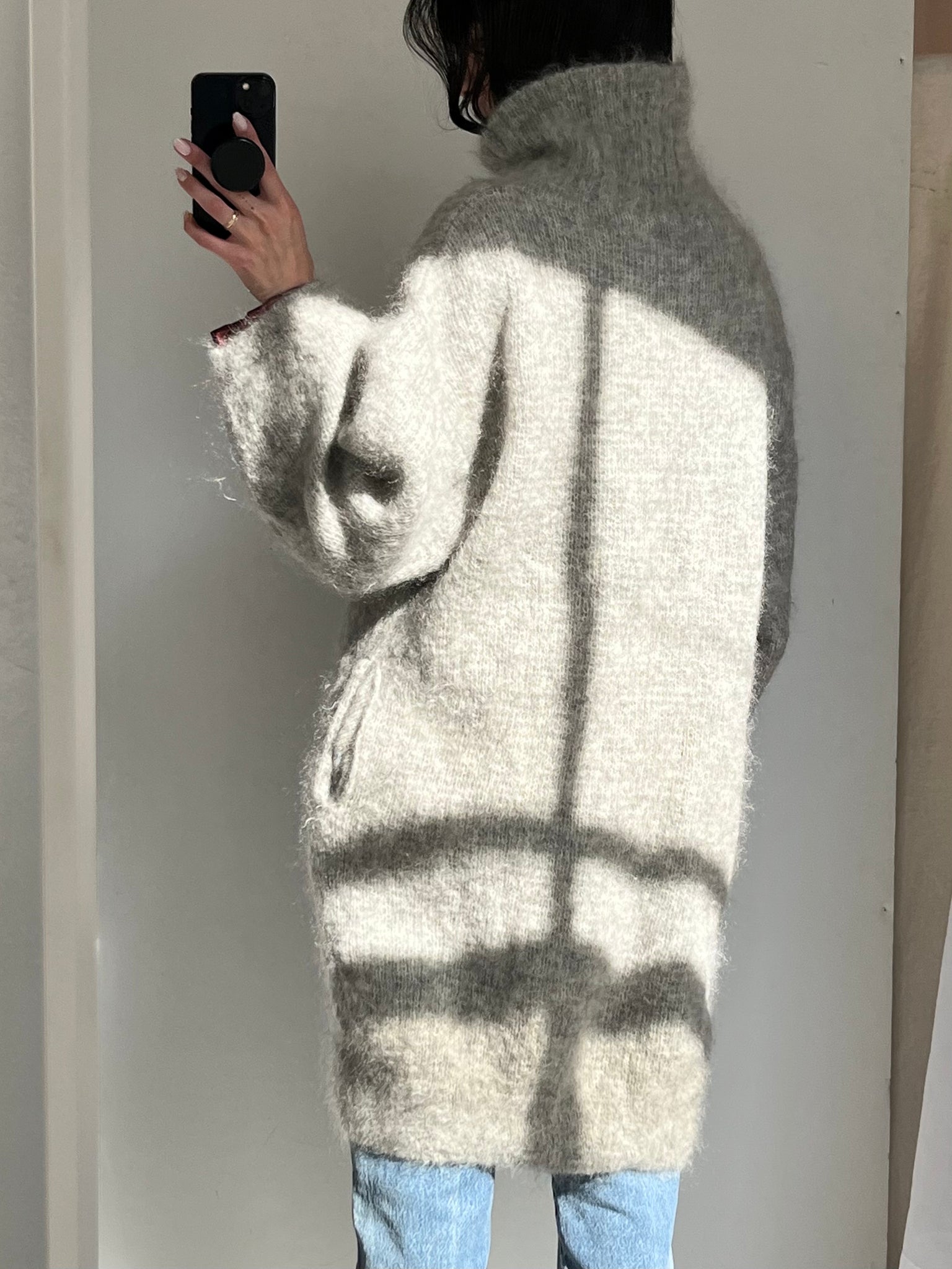 Mohair oversized turtleneck / dress