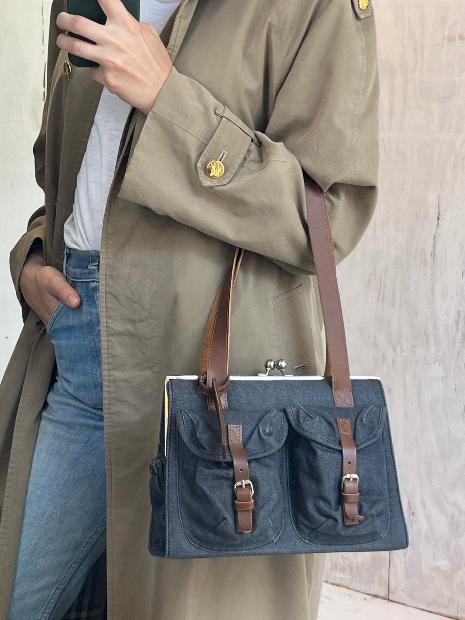 Antoni & Alison denim bag