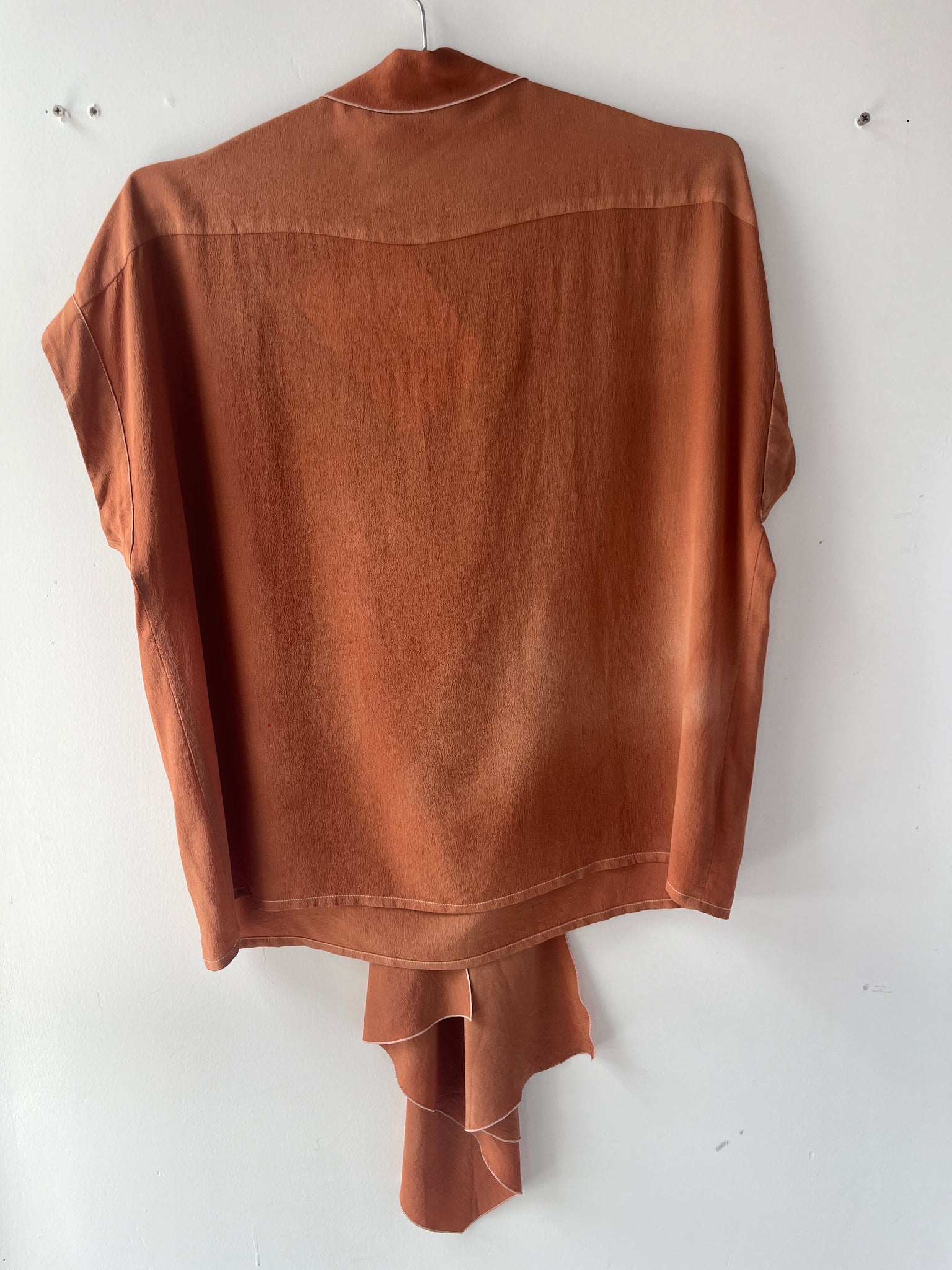 70's / 80's Karl Era Chloe Overdyed Silk Sash Top