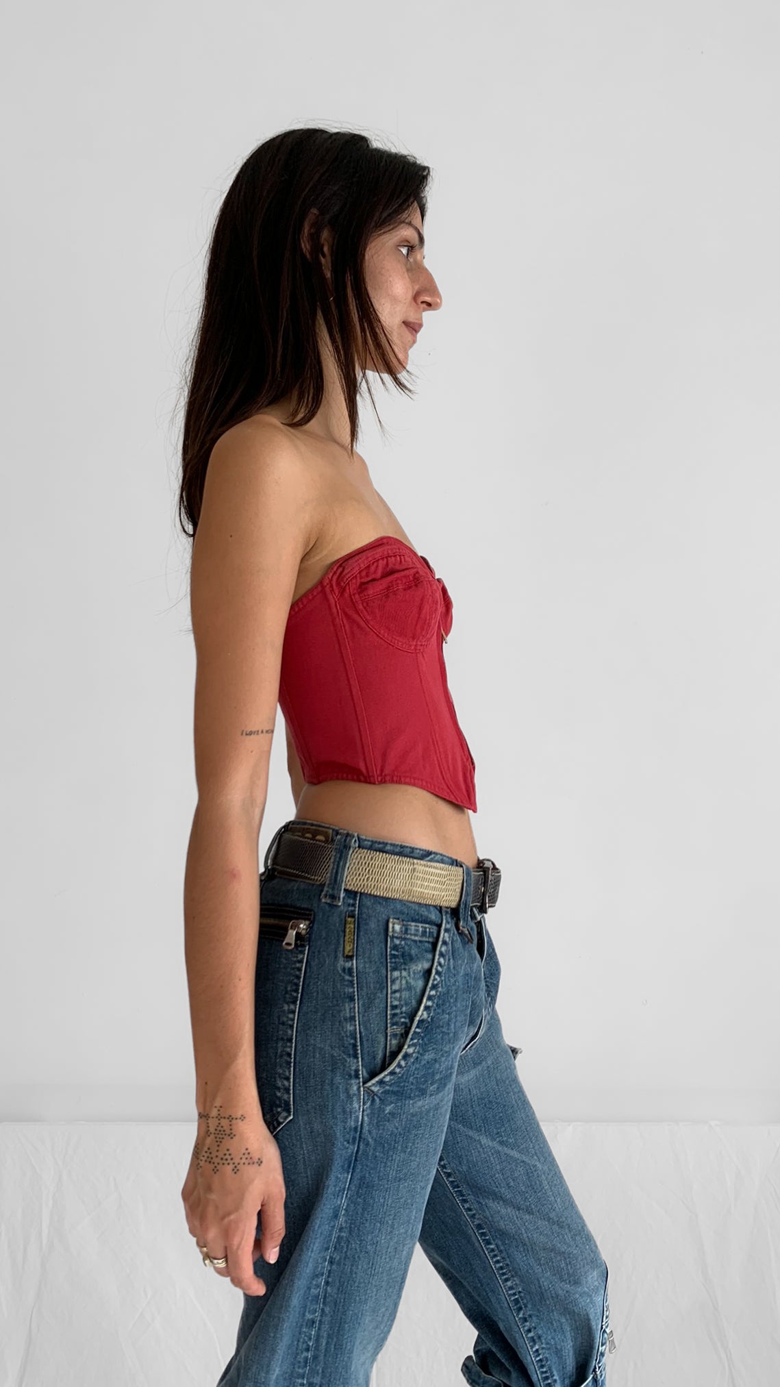 Katharine Hamnett Denim Bustier