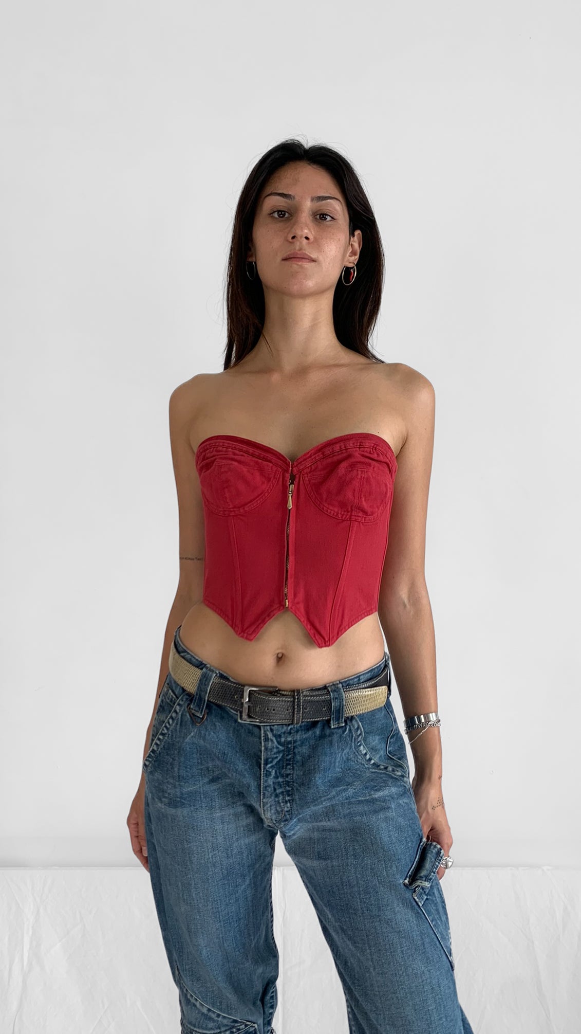 Katharine Hamnett Denim Bustier