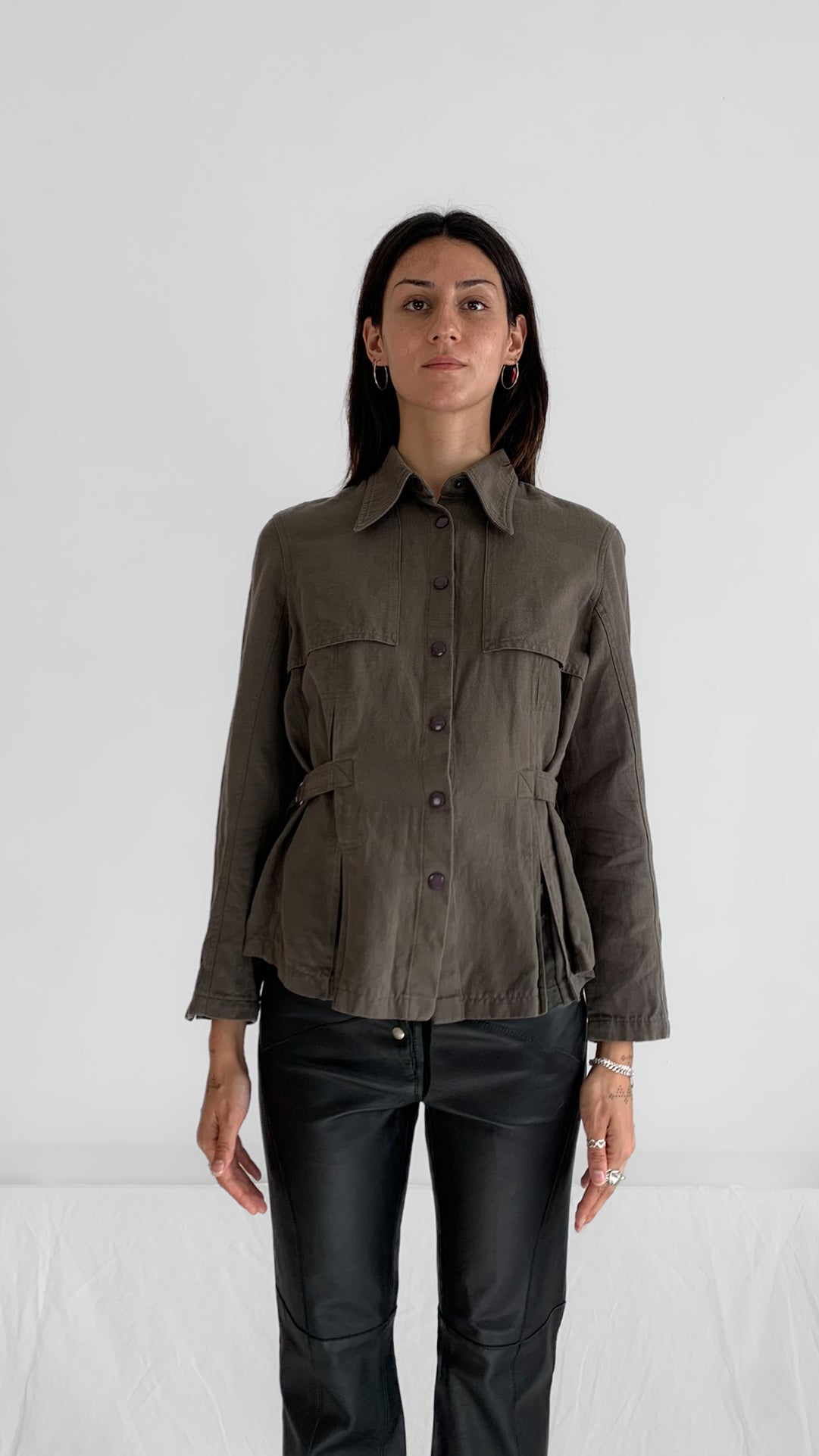 Monari Snap-Front Waisted Jacket