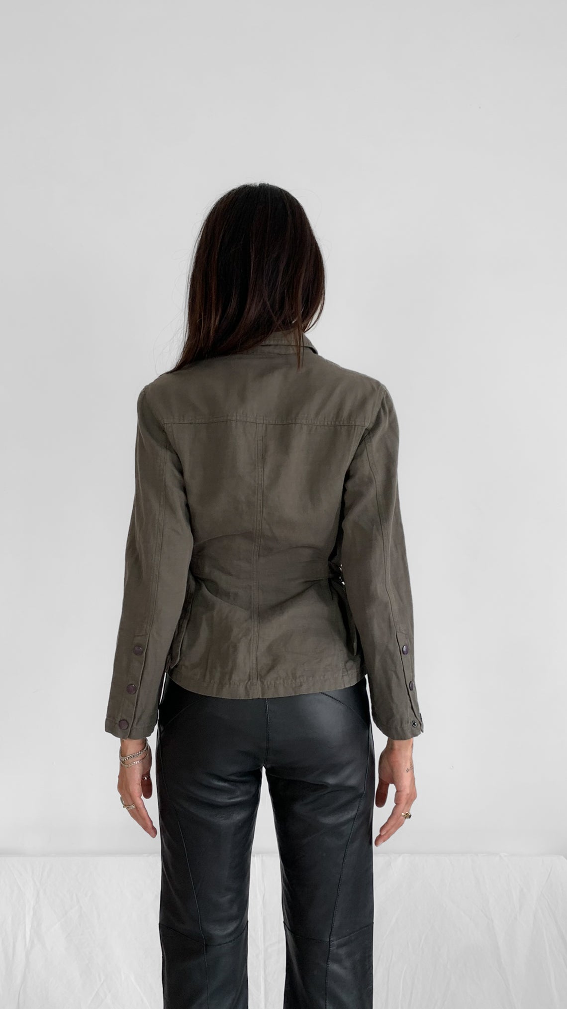 Monari Snap-Front Waisted Jacket