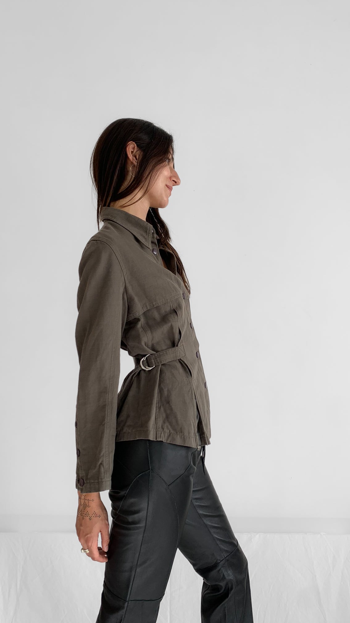 Monari Snap-Front Waisted Jacket