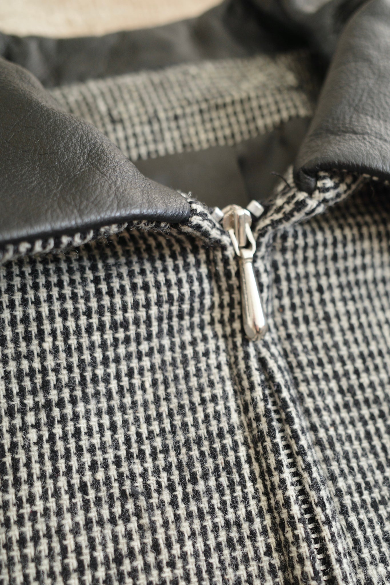 CHECKERED WOOL JACKET