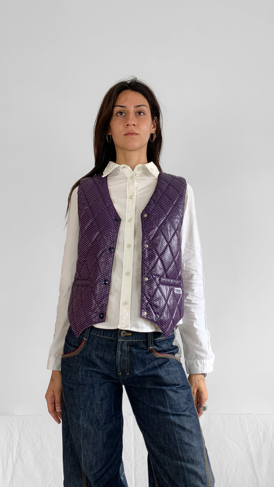 Trissi Quilted Menswear Vest RTV