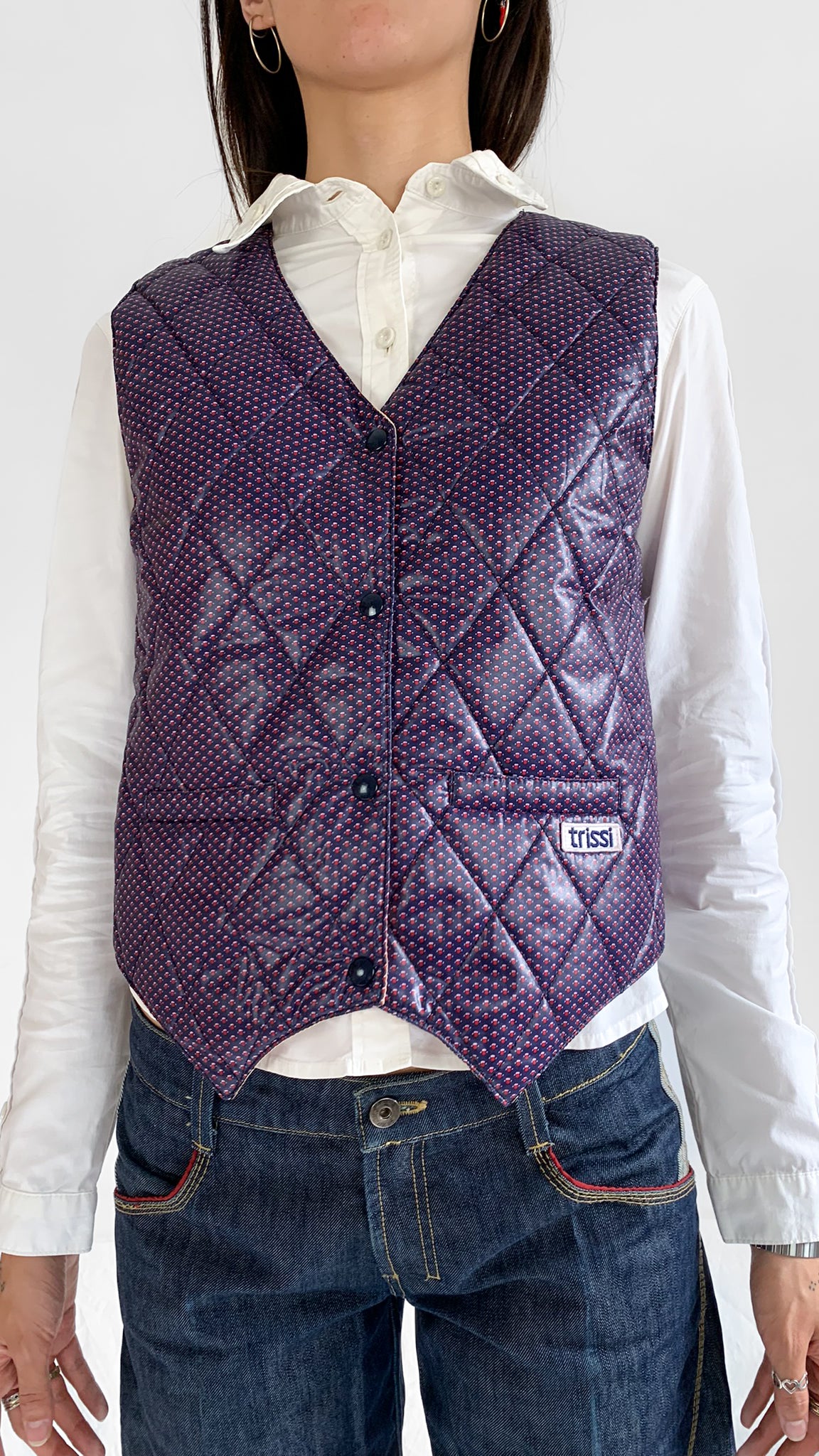 Trissi Quilted Menswear Vest RTV