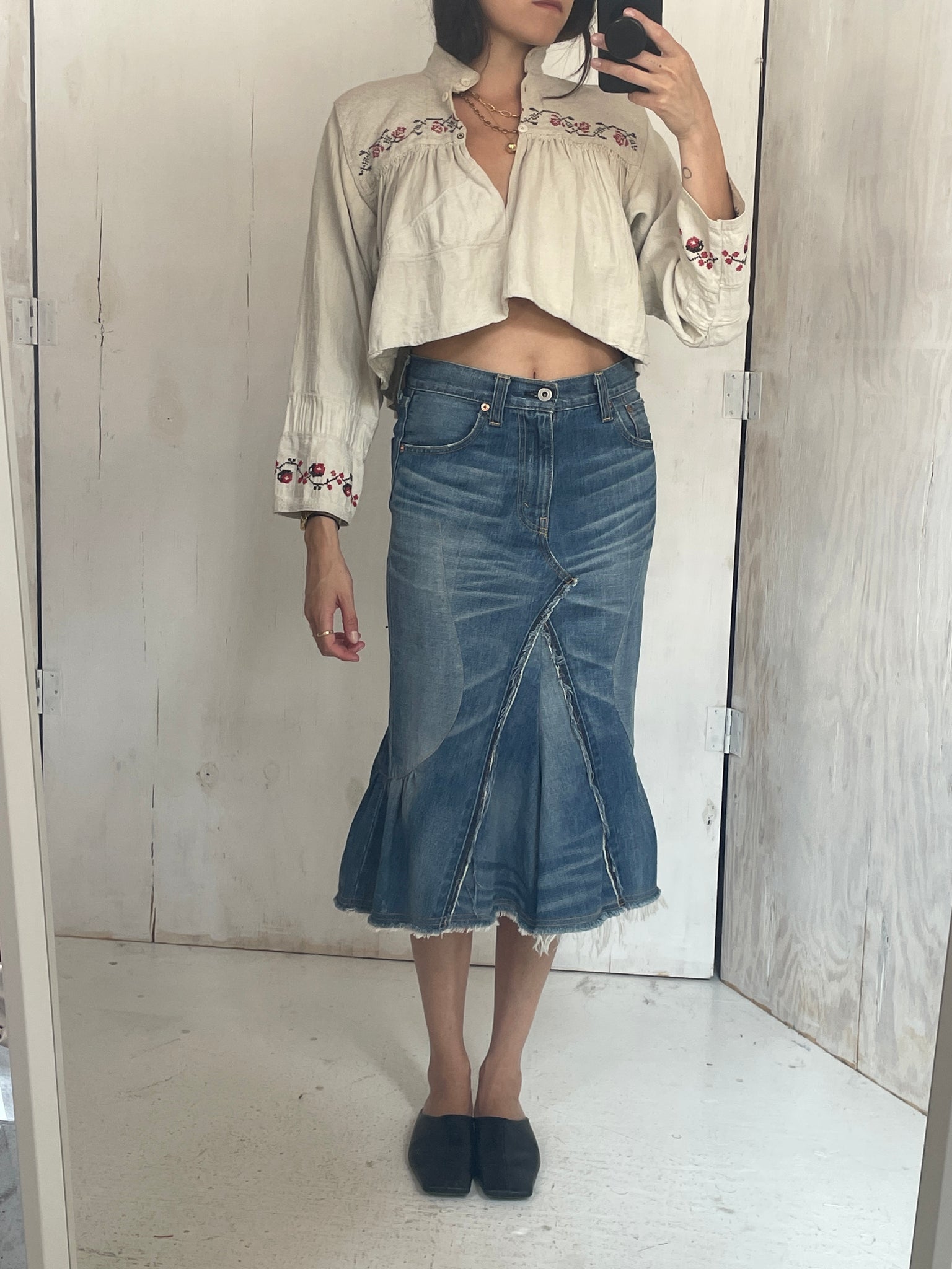 Junya Watanabe Denim Skirt