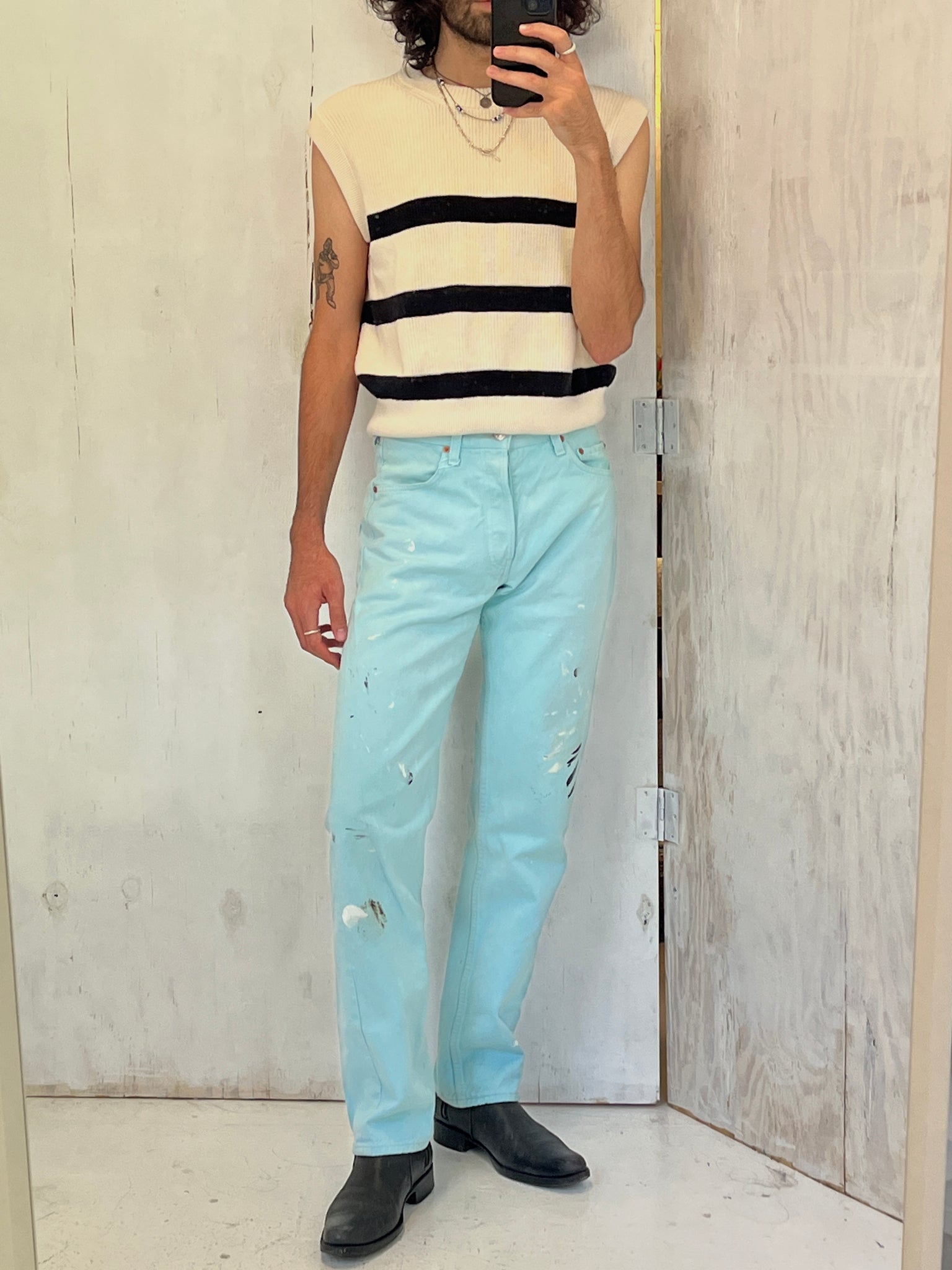 Vintage 501 Aqua Levi Jeans