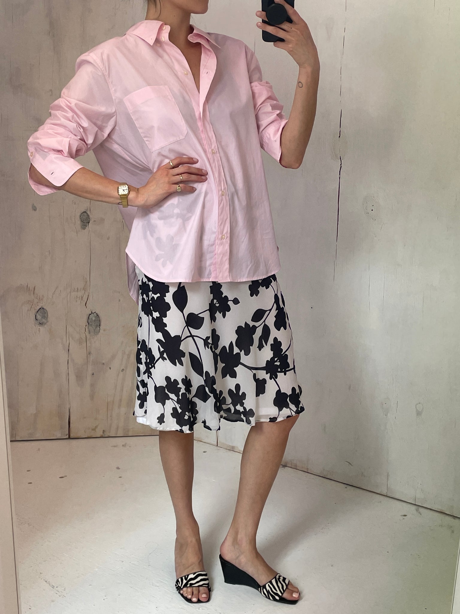 Soeur Pink Button Down