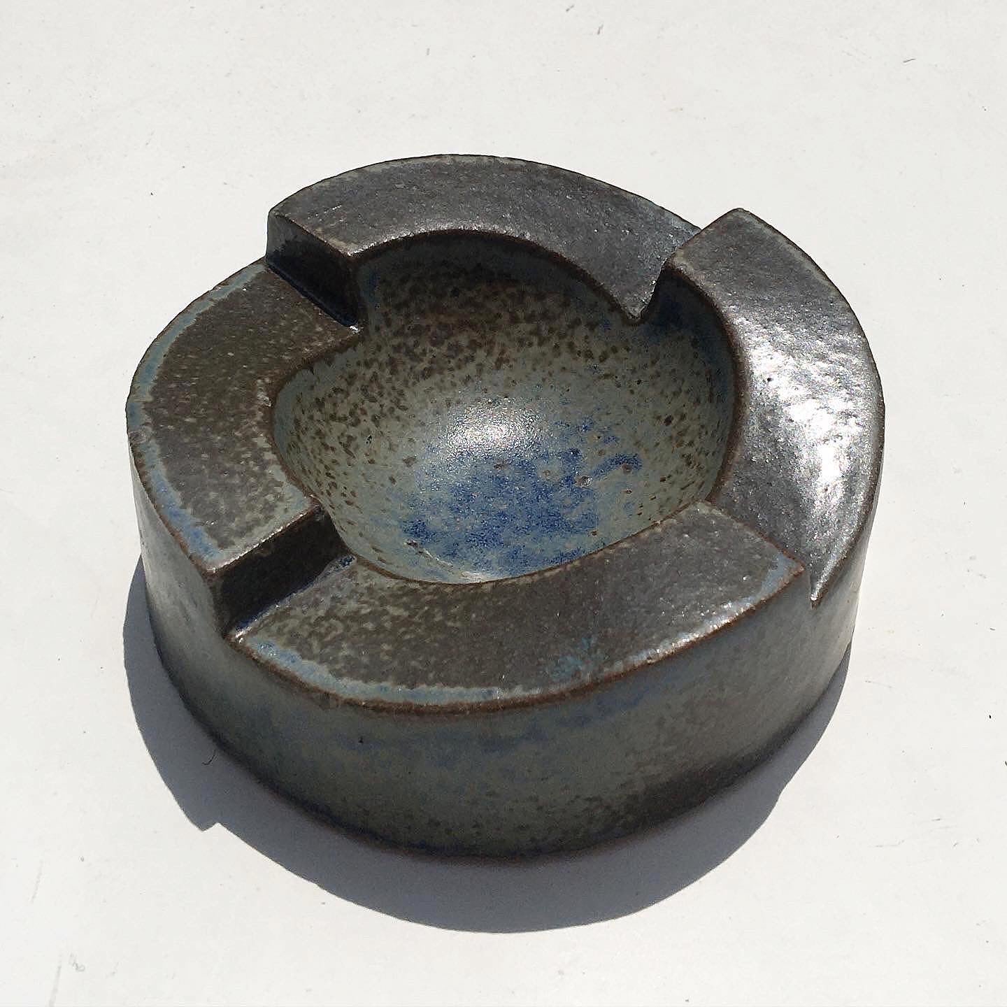 Bennington Potters Ceramic Ashtray Designed by Londa Weisman