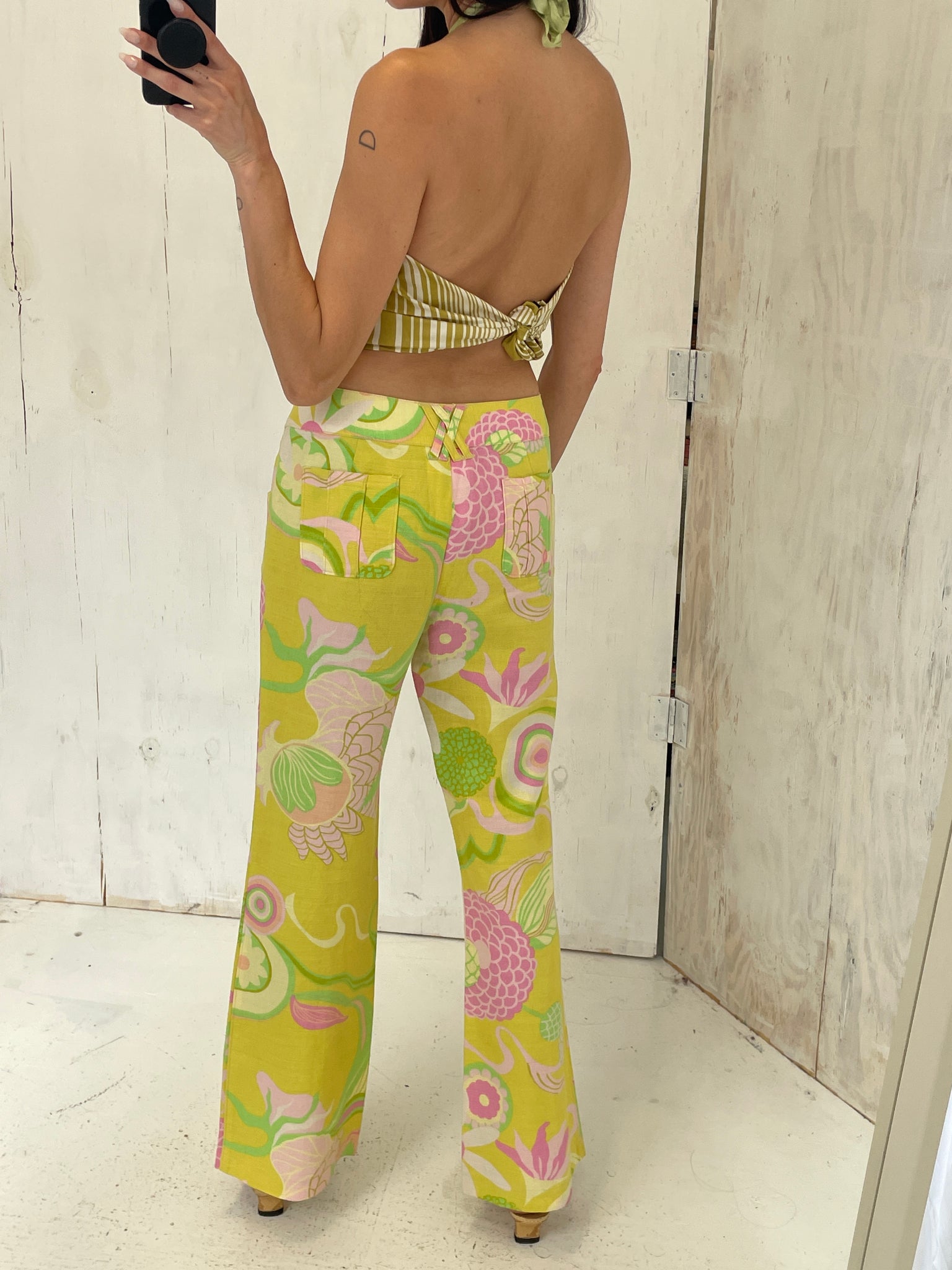 D&G Floral Linen Pant