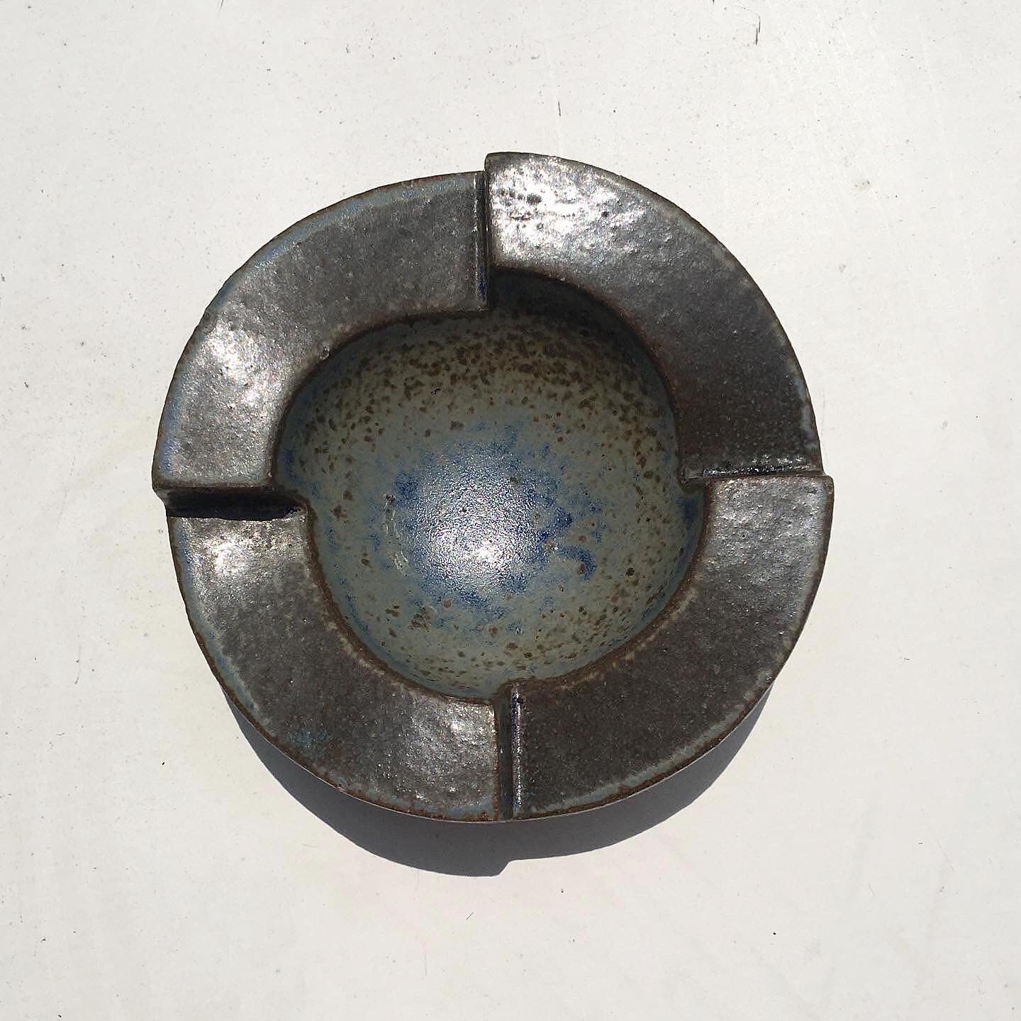 Bennington Potters Ceramic Ashtray Designed by Londa Weisman