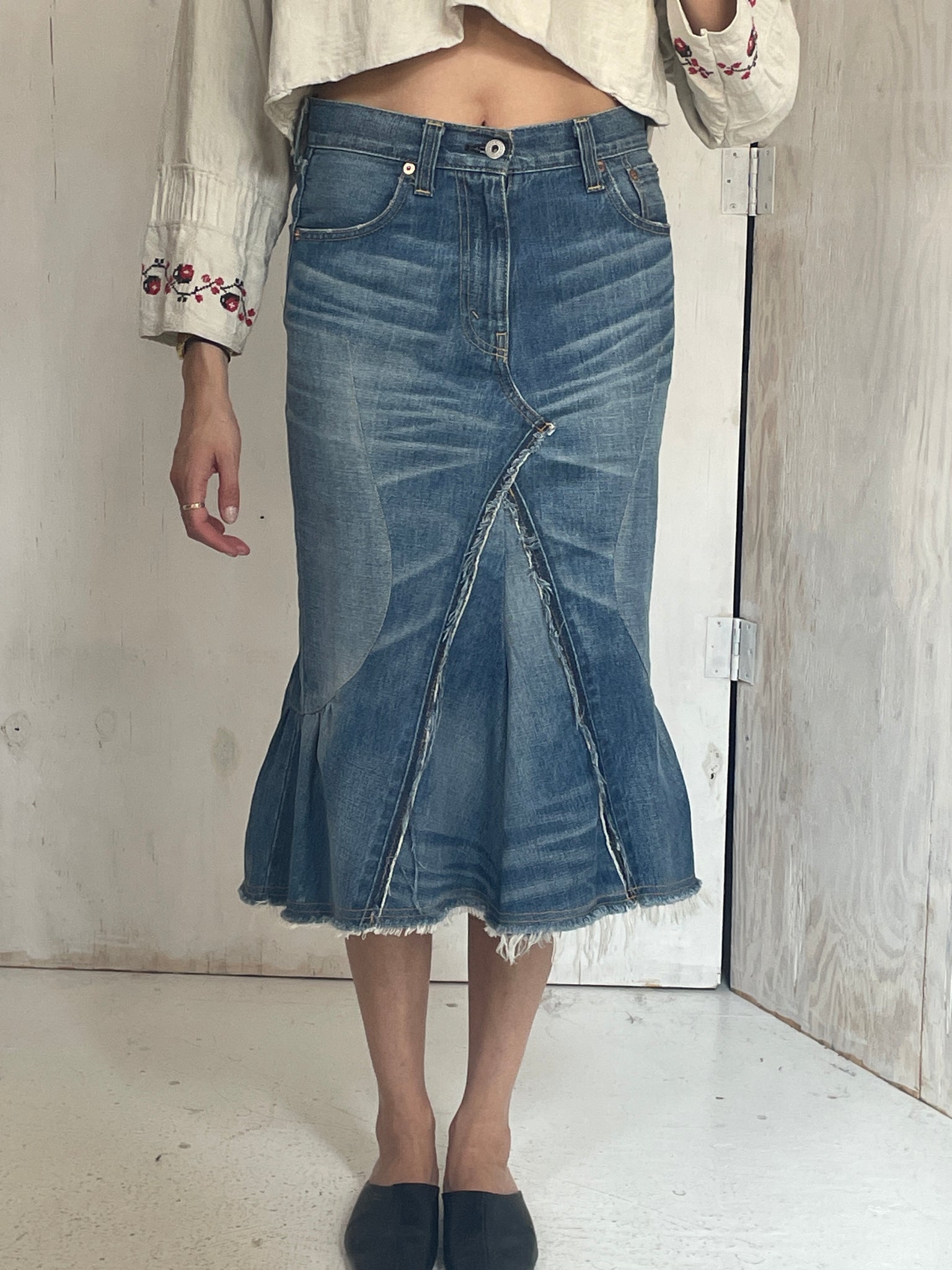 Junya Watanabe Denim Skirt