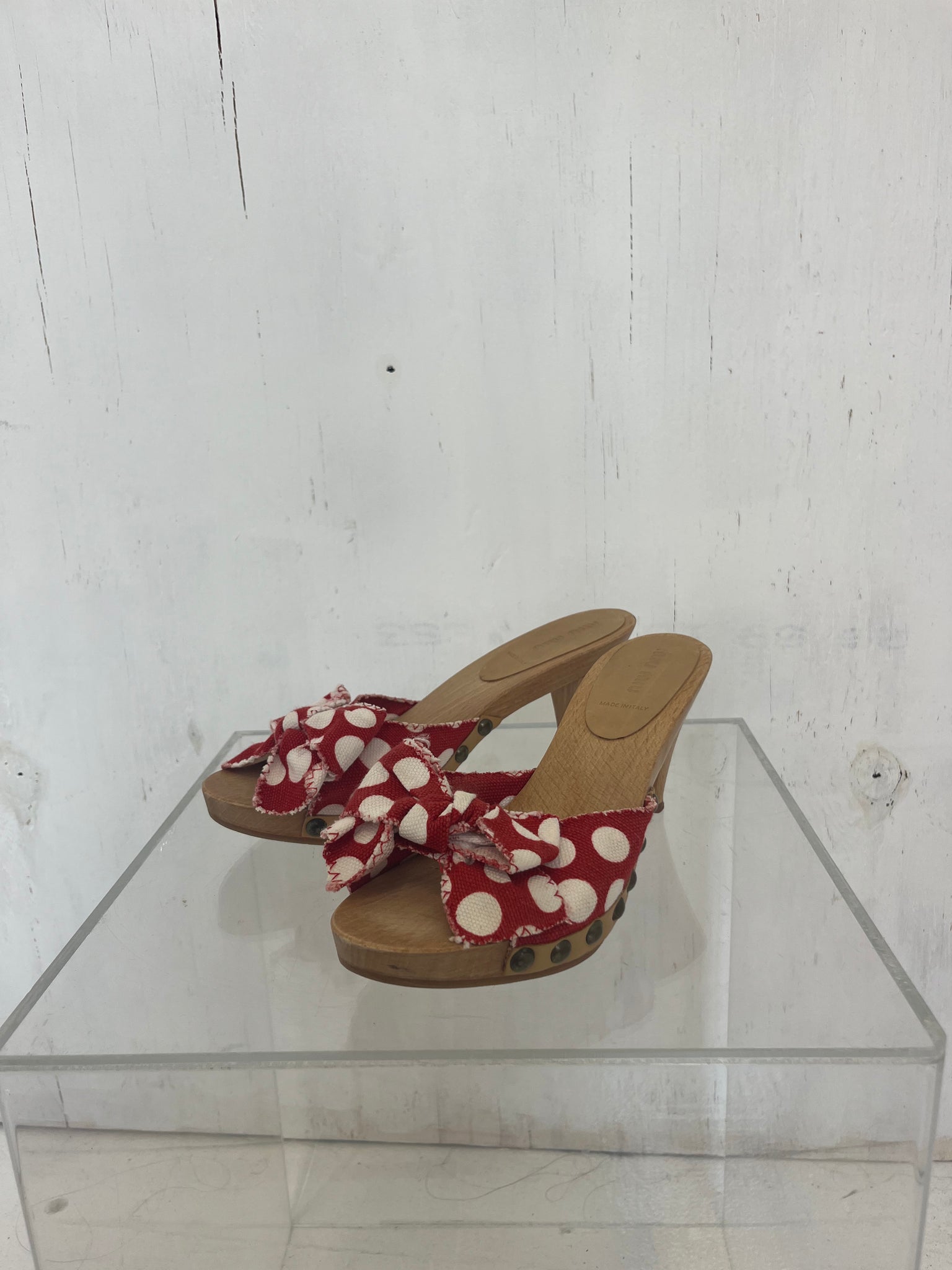 Miu Miu Polka Dot Clog