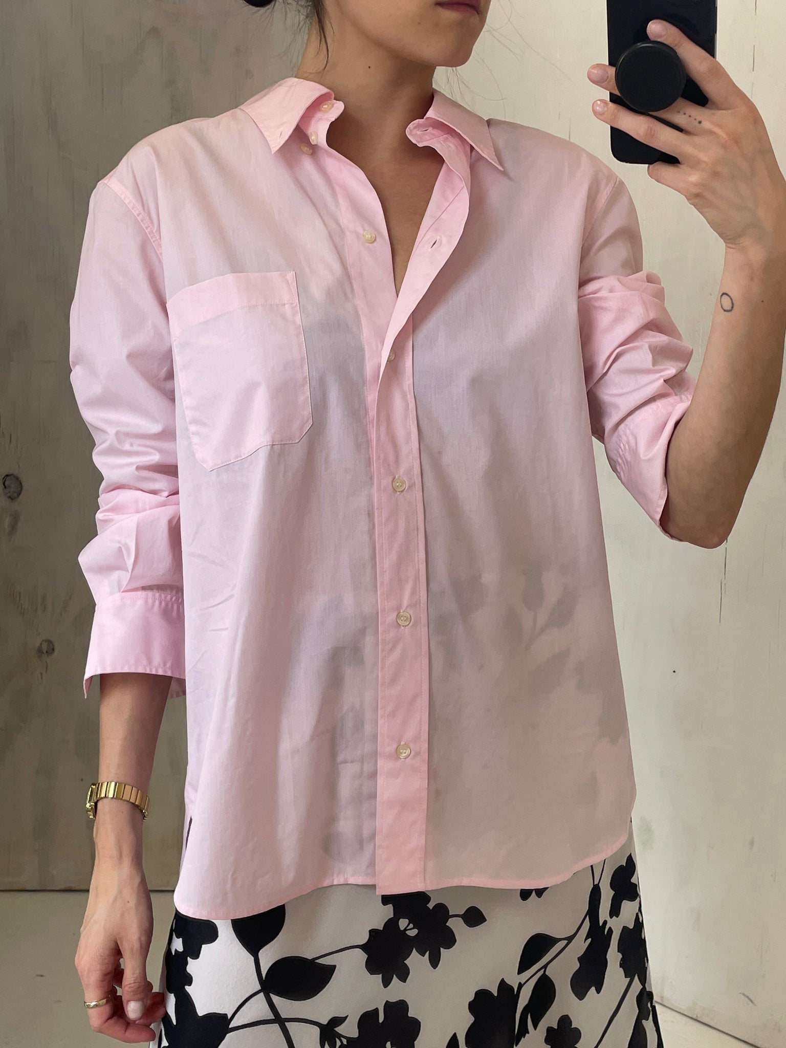 Soeur Pink Button Down